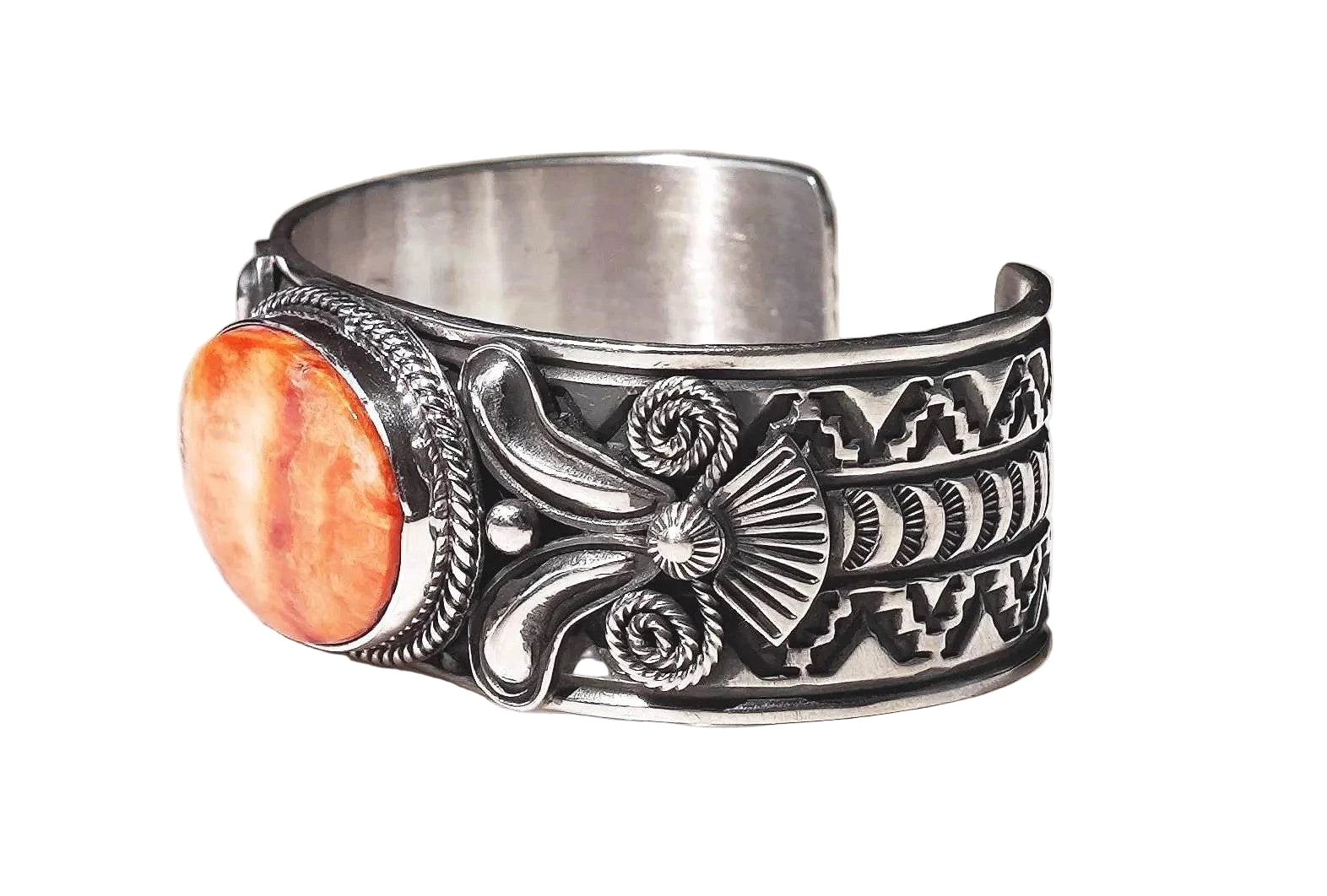 Orange Spiney Oyster Cuff