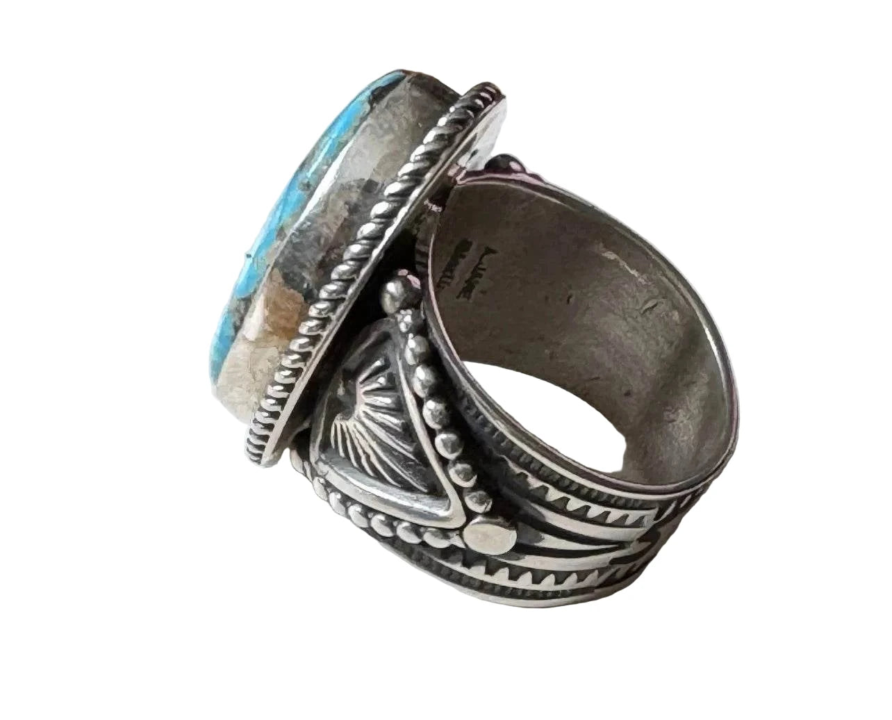 Albert Jake Kingman Turquoise Ring