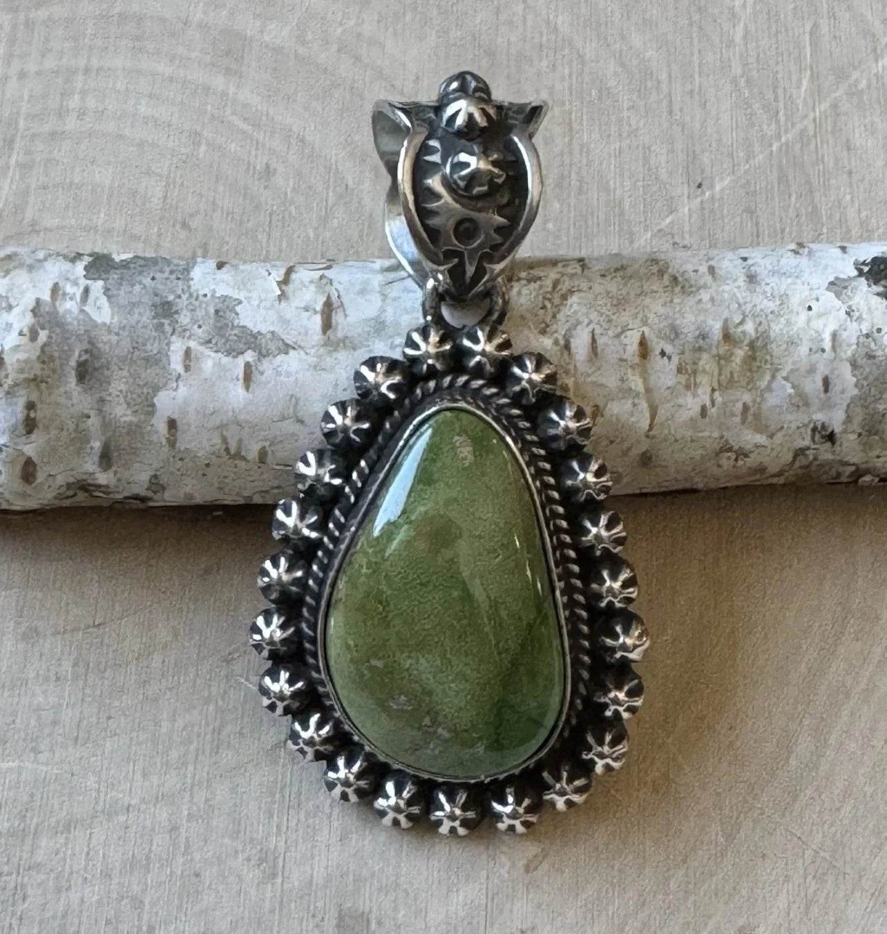 Happy Piasso Gaspeite Pendant