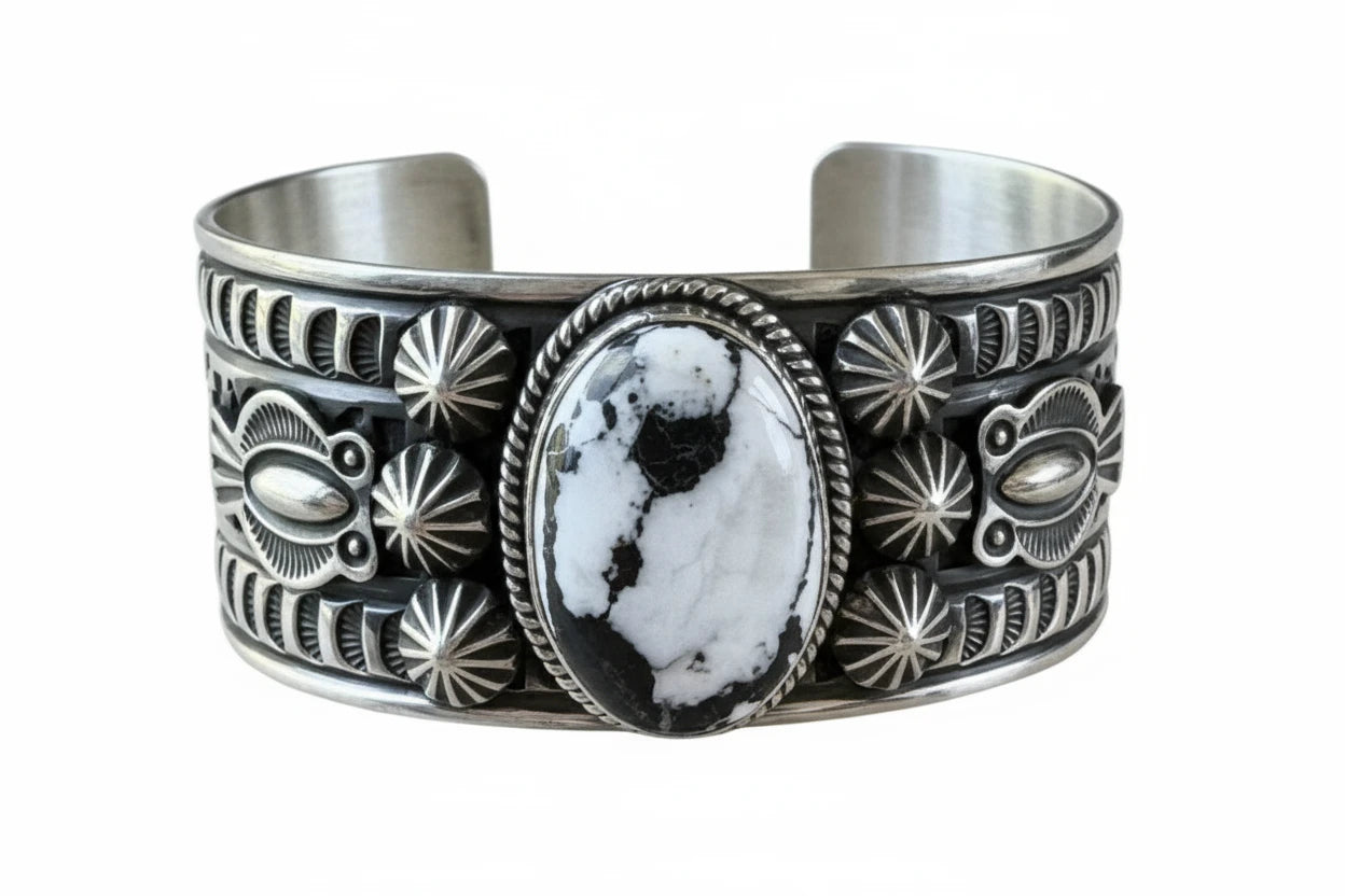 White Buffalo Cuff
