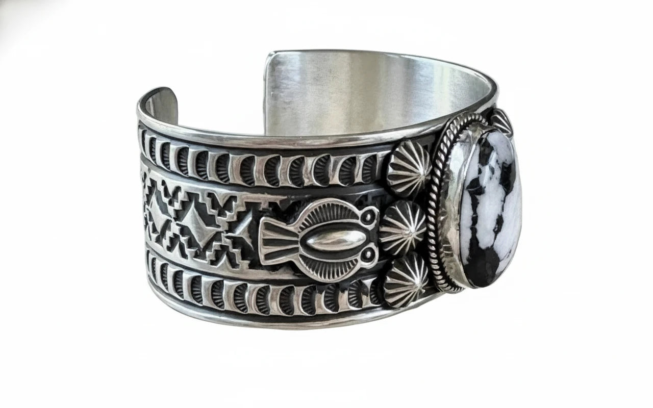 White Buffalo Cuff