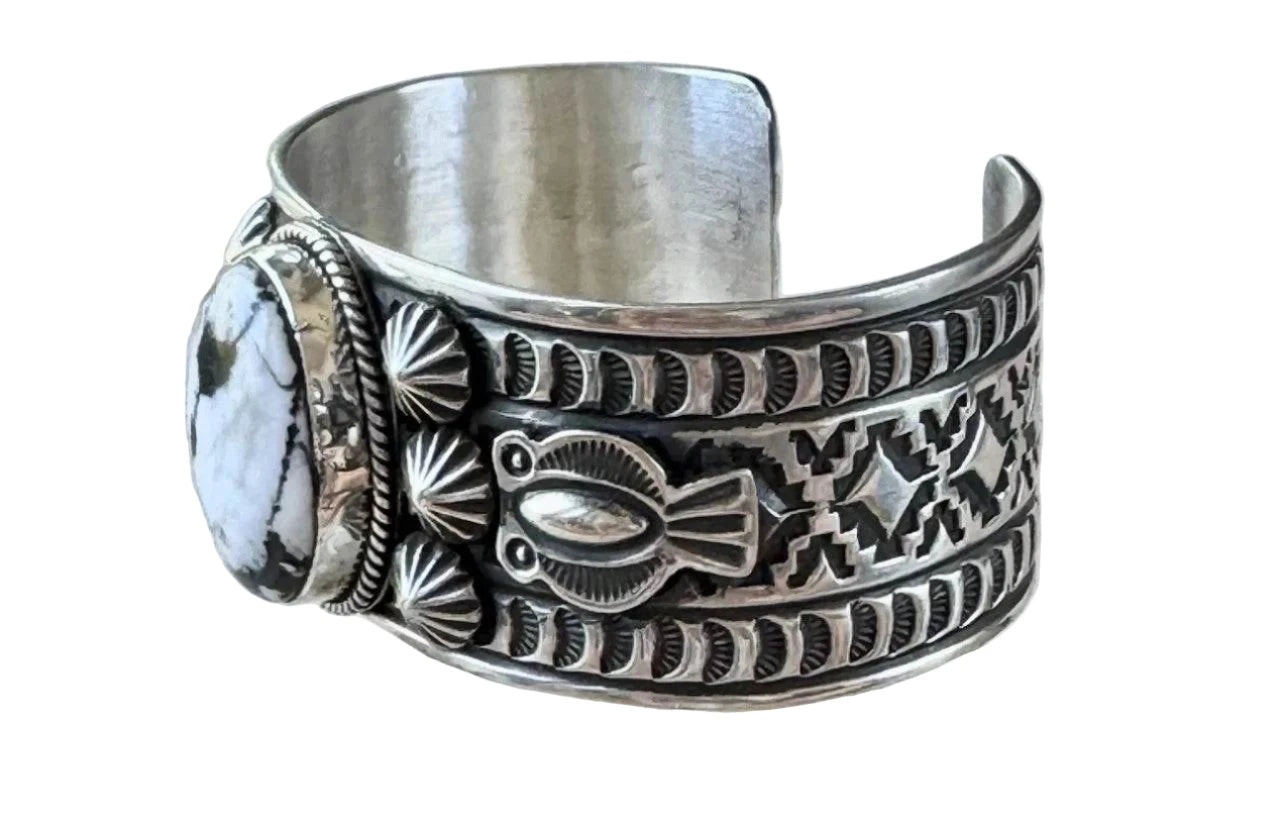 White Buffalo Cuff