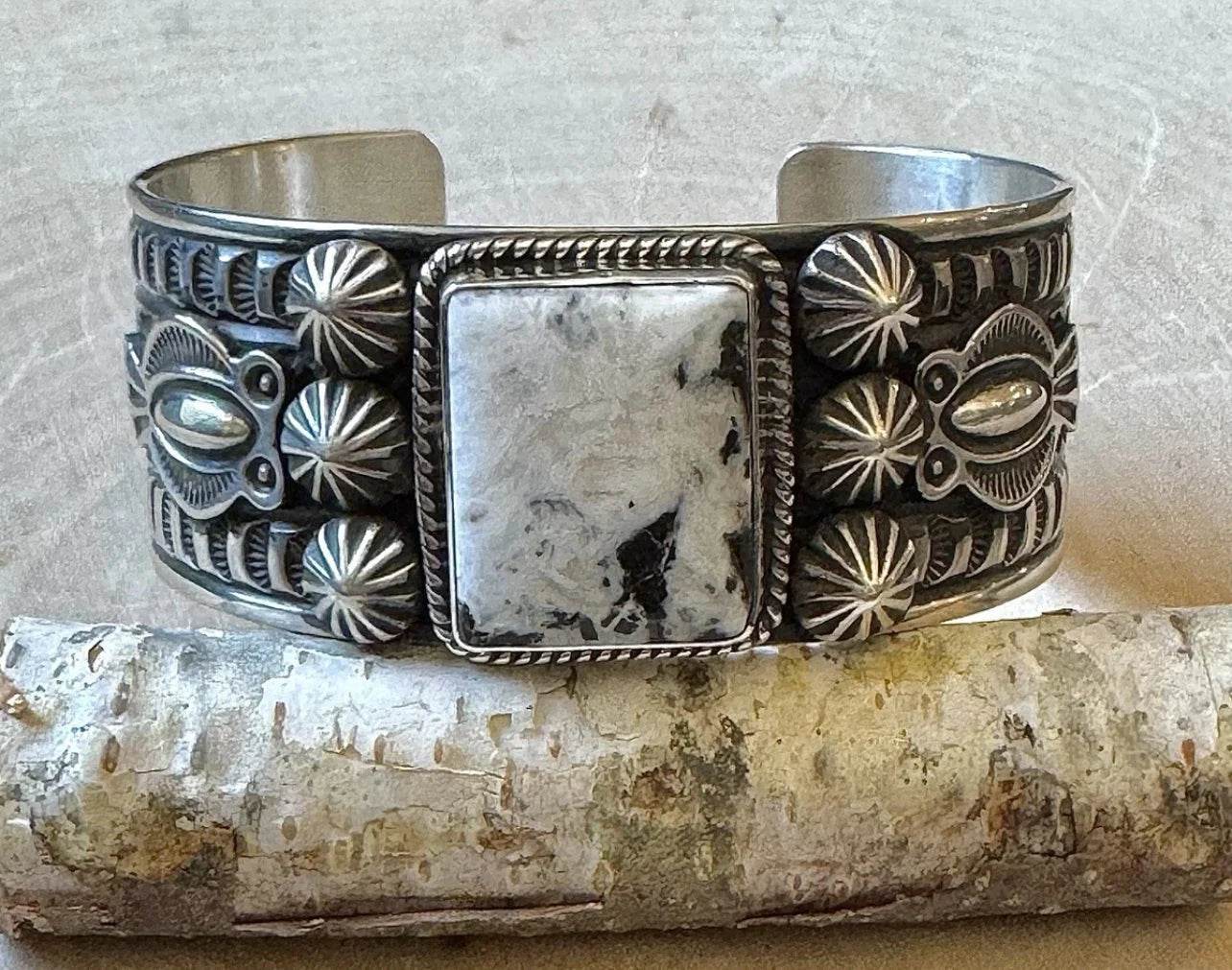 White Buffalo Cuff