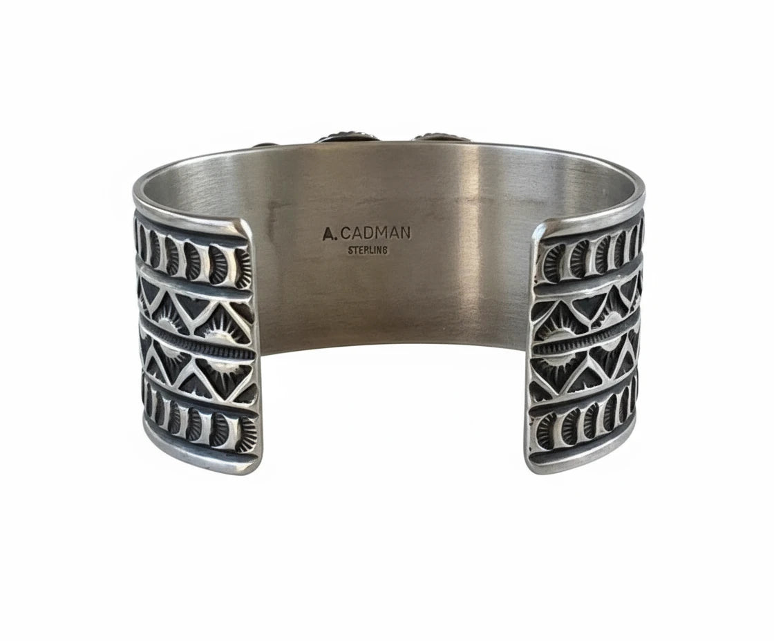 Kingman Turquoise Heart Cuff