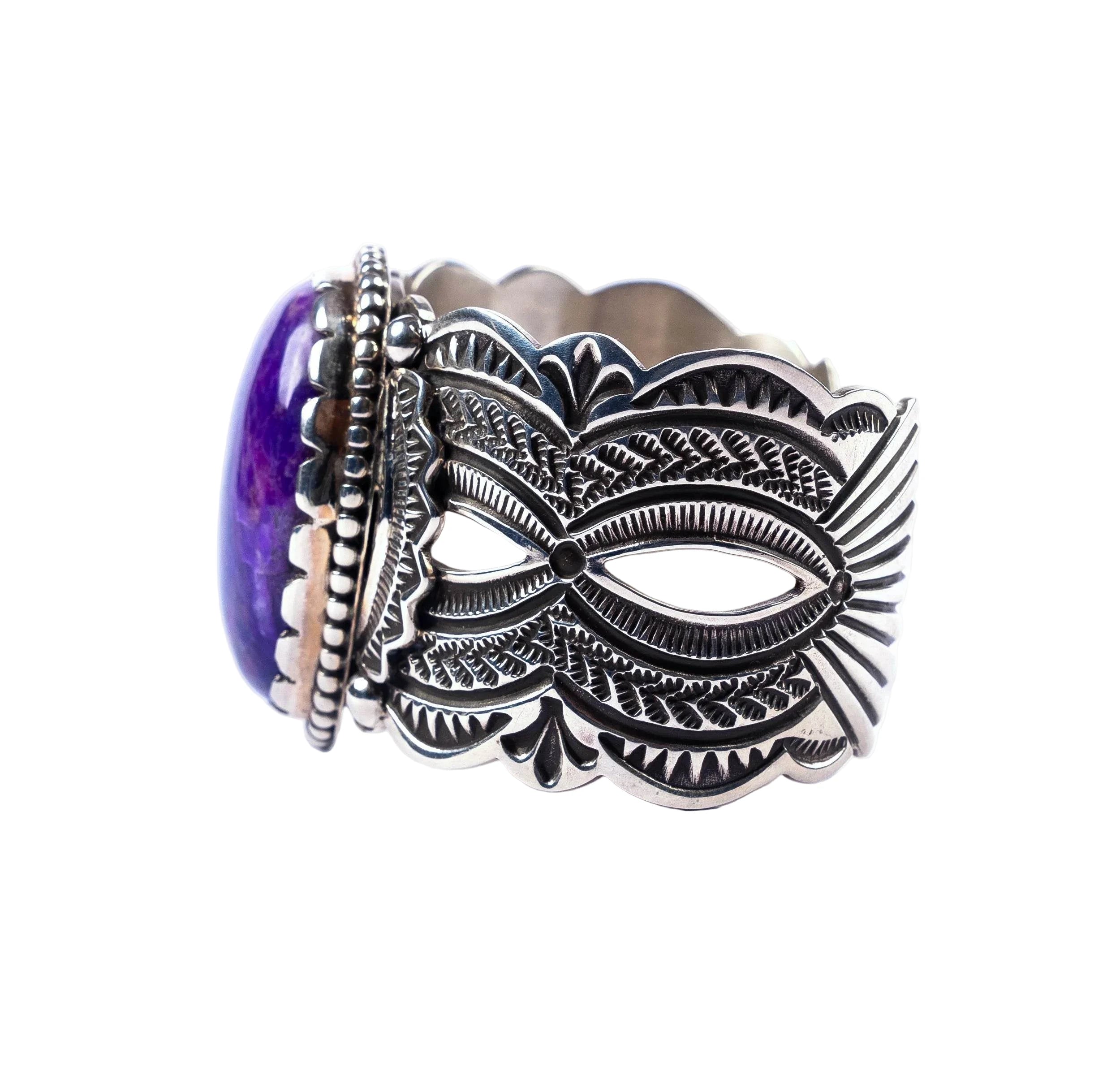 Sugilite Sterling Cuff