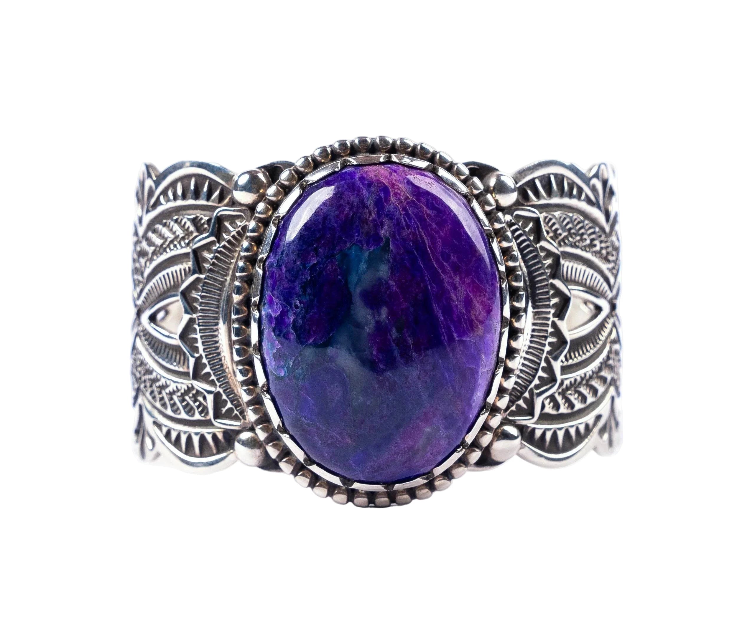 Sugilite Sterling Cuff