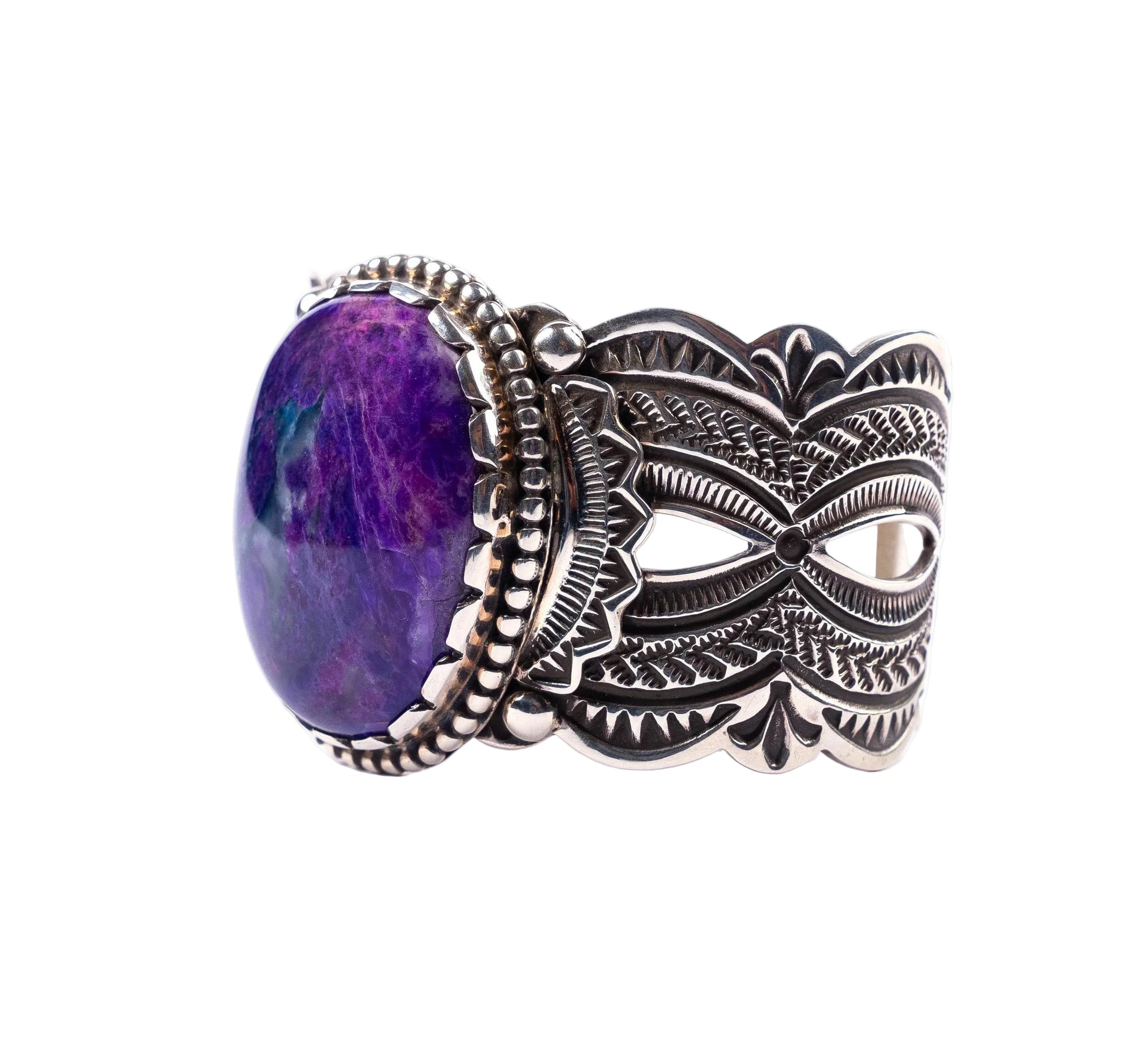 Sugilite Sterling Cuff