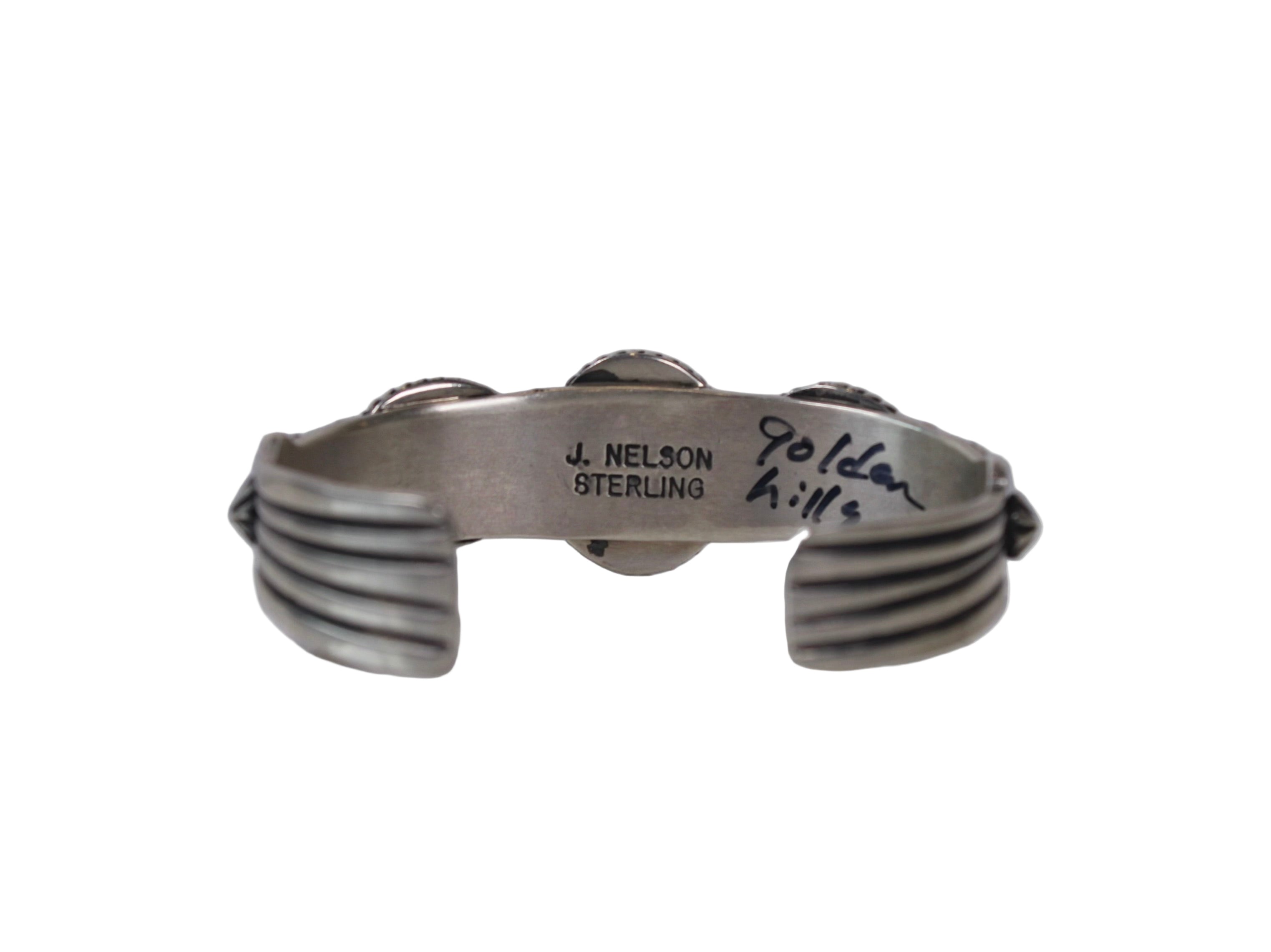 J Nelson Golden Hills Turquoise Cuff