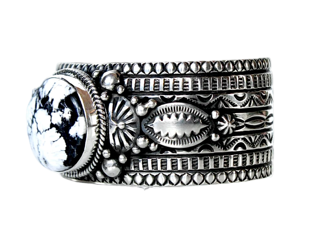 Happy Piasso White Buffalo Cuff