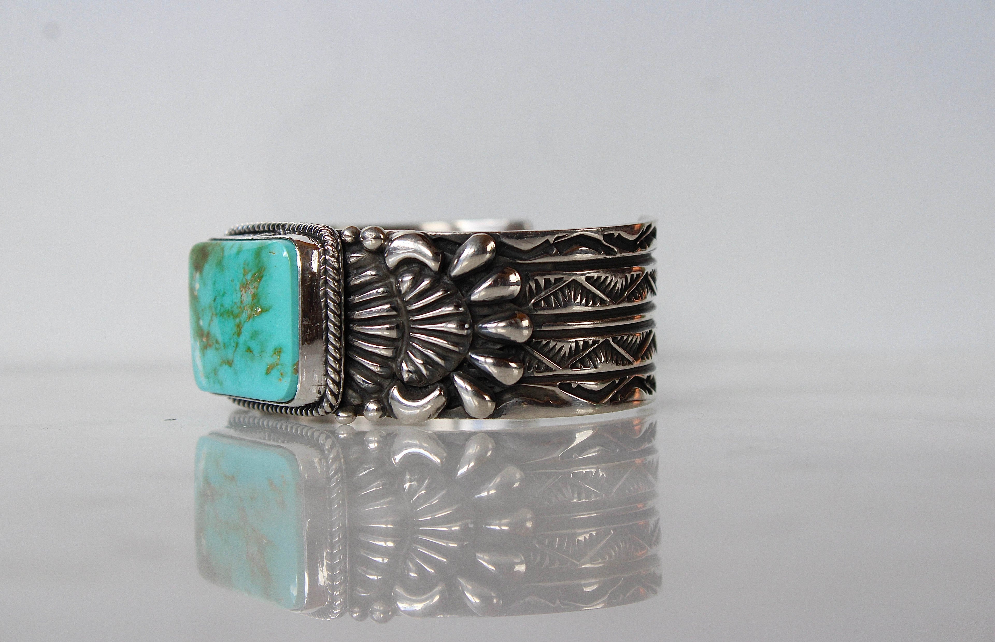 Royston Turquoise Sterling Cuff