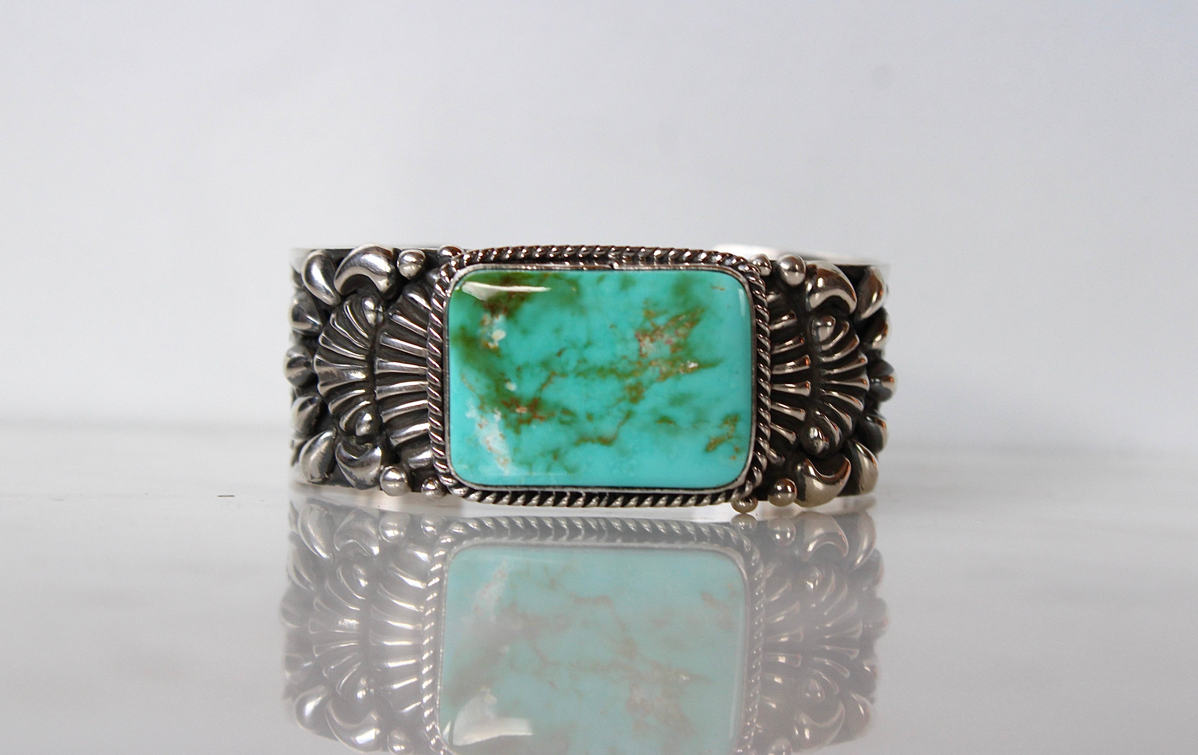 Royston Turquoise Sterling Cuff