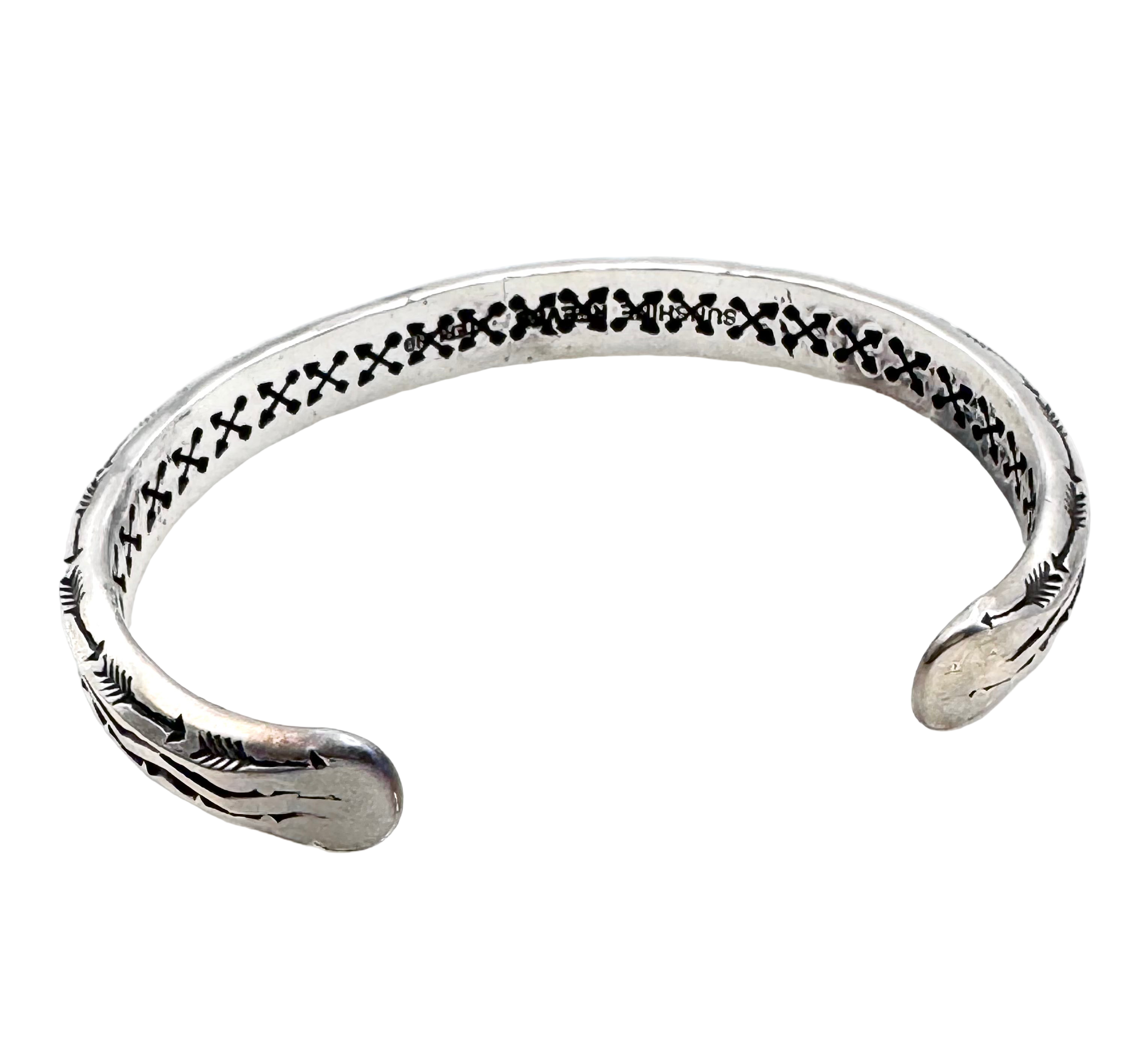 Sunshine Reeves Hand-stamped Sterling Cuff #3