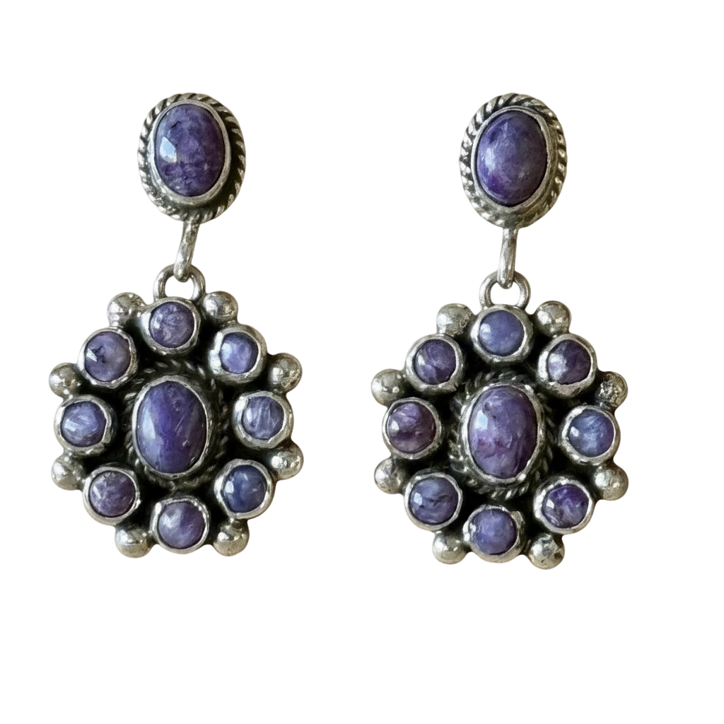 Linda Yazzie Cluster Earrings