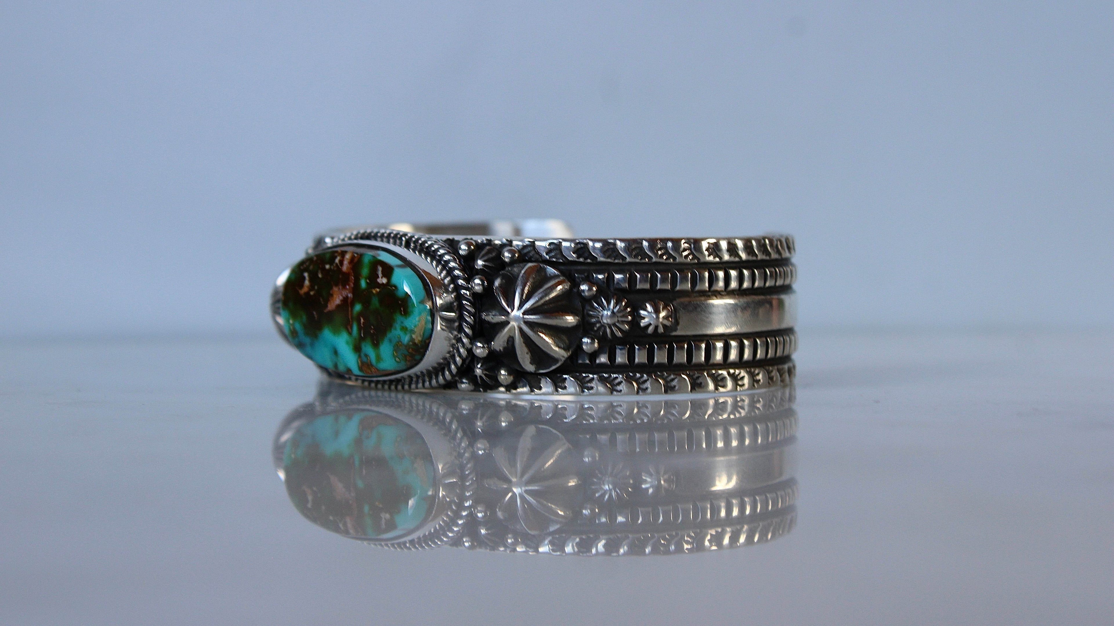 Royston Turquoise Sterling Cuff