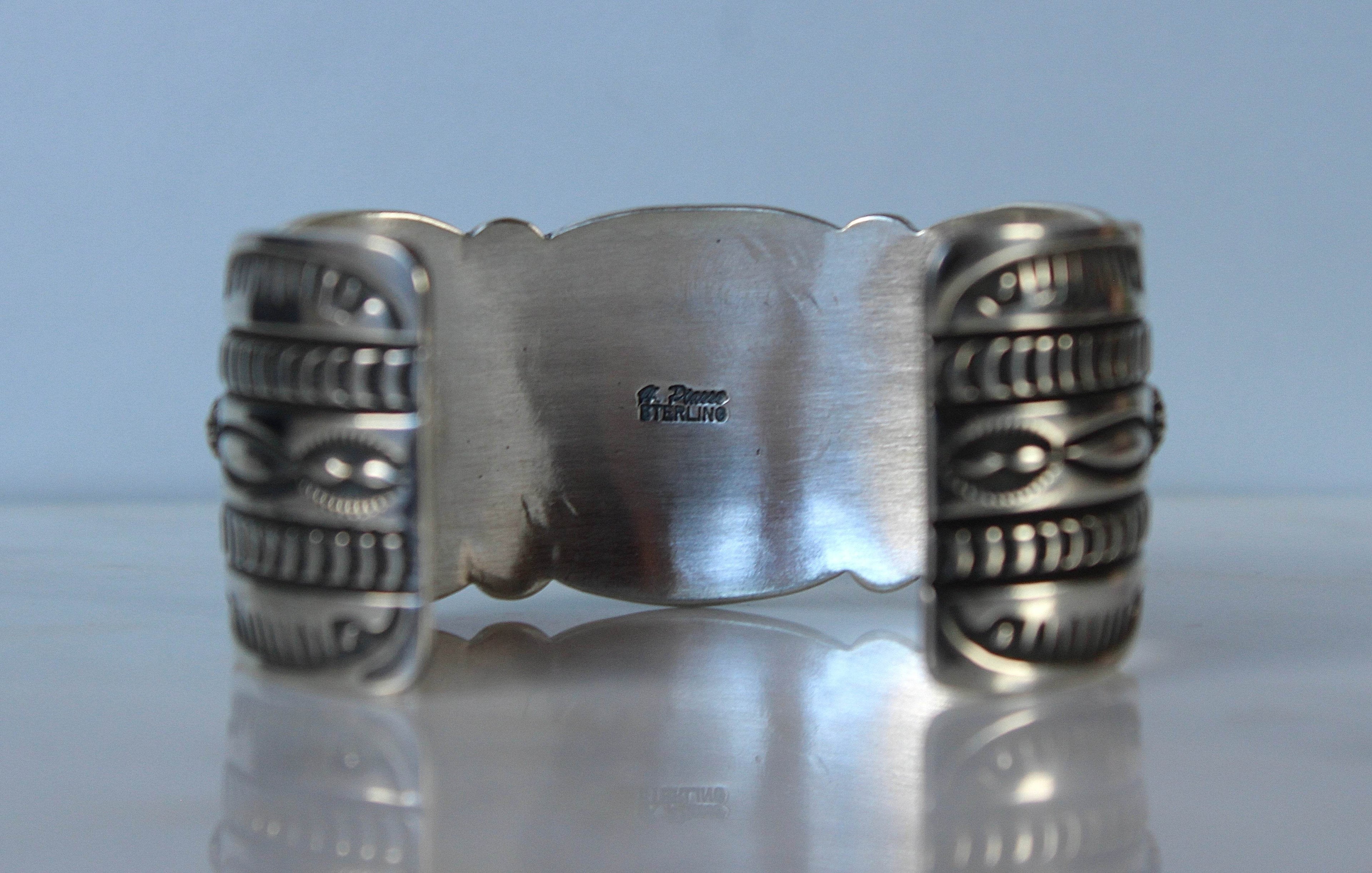 White Buffalo Sterling Cuff