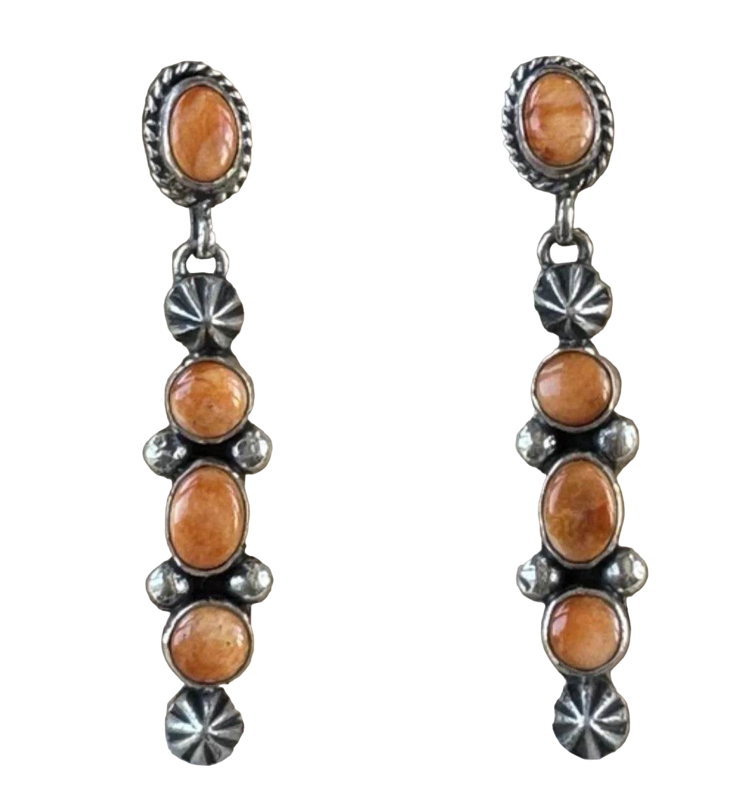 Linda Yazzie 4 Rounds Earrings