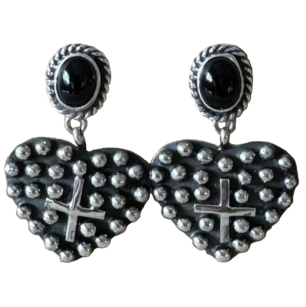 Geneva Apachito Heart Earrings