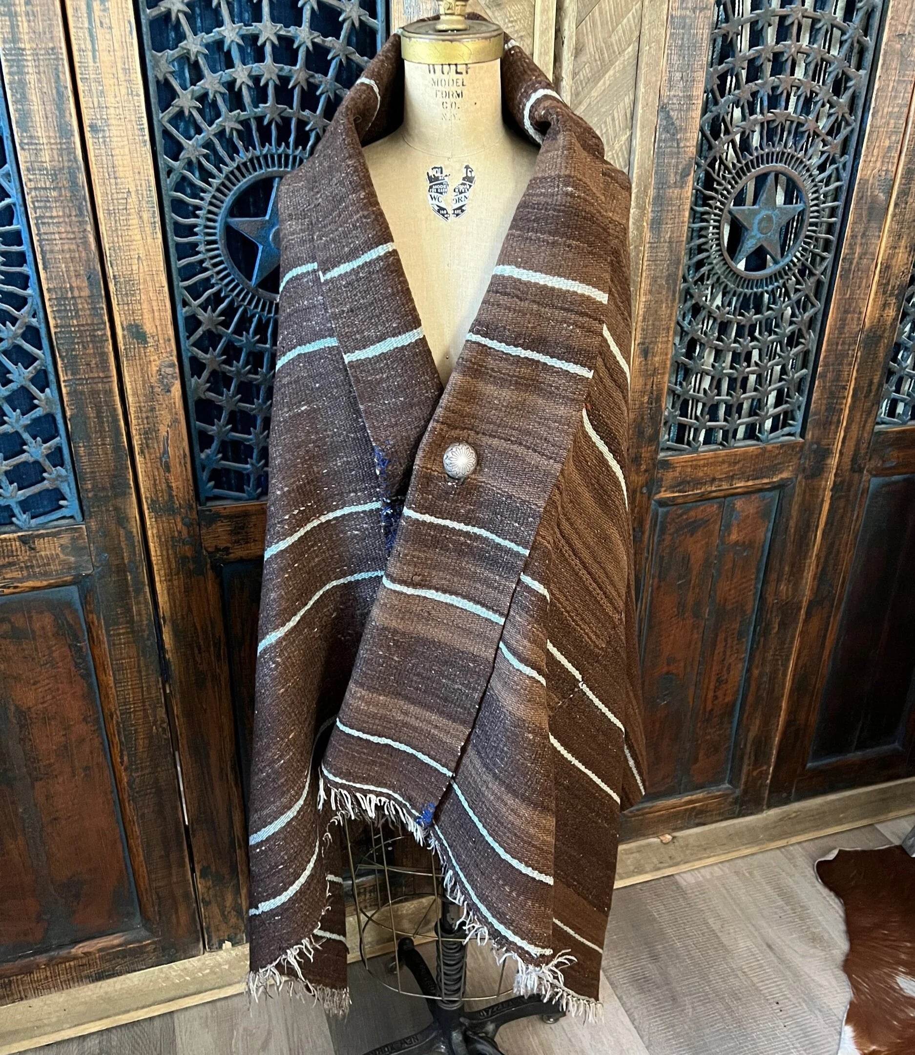 Wearing Blanket Navajo