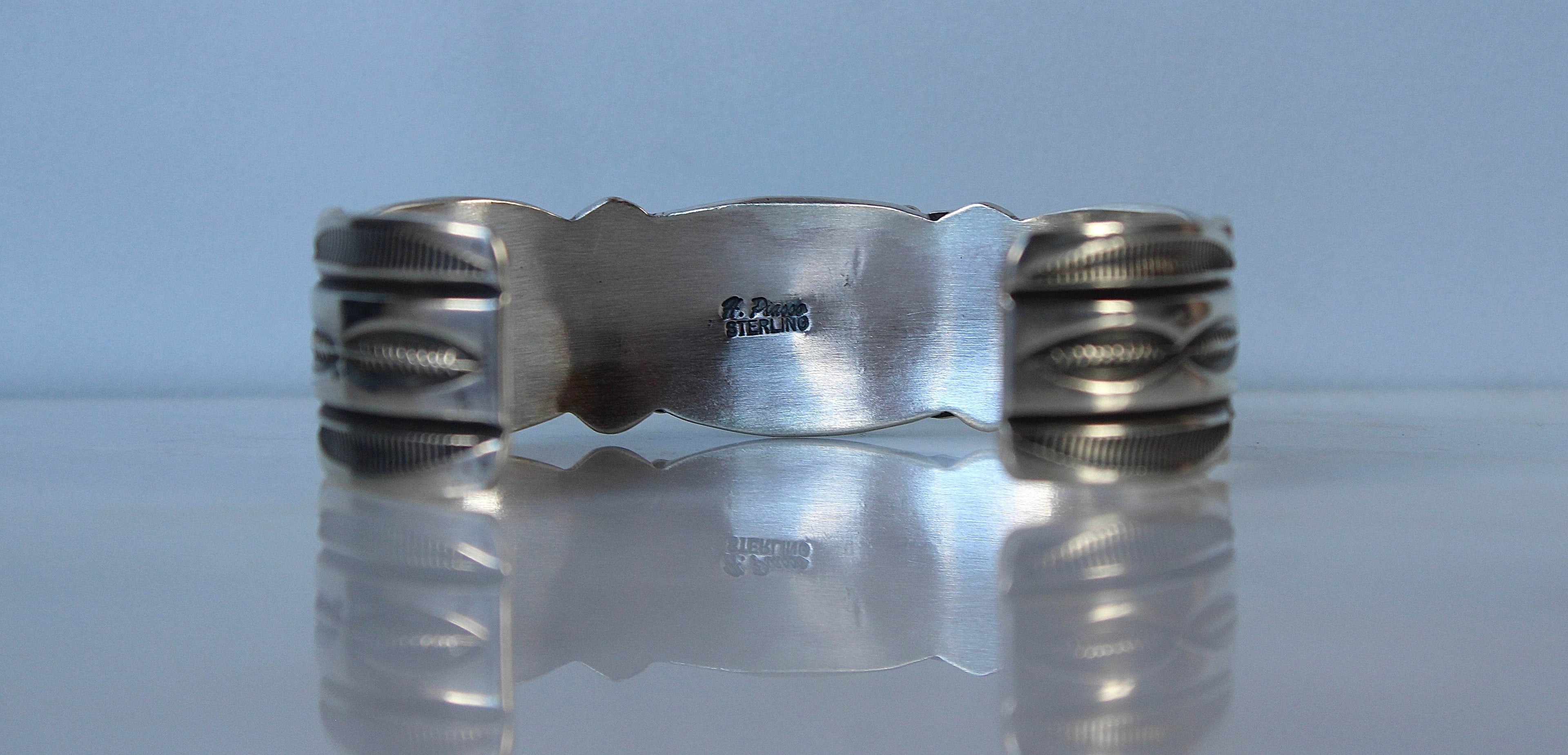 Kingman Turquoise Sterling Cuff