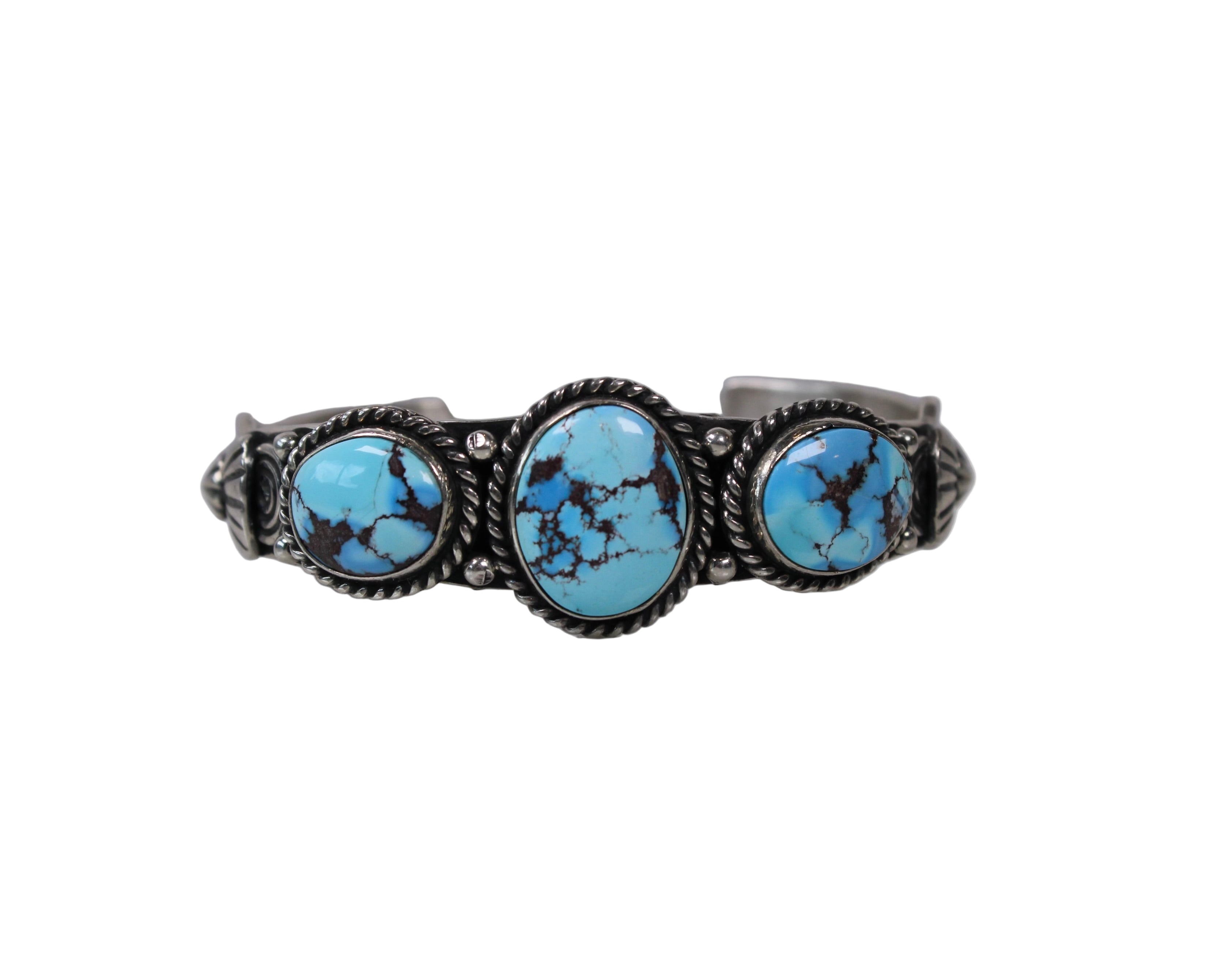 J Nelson Golden Hills Turquoise Cuff