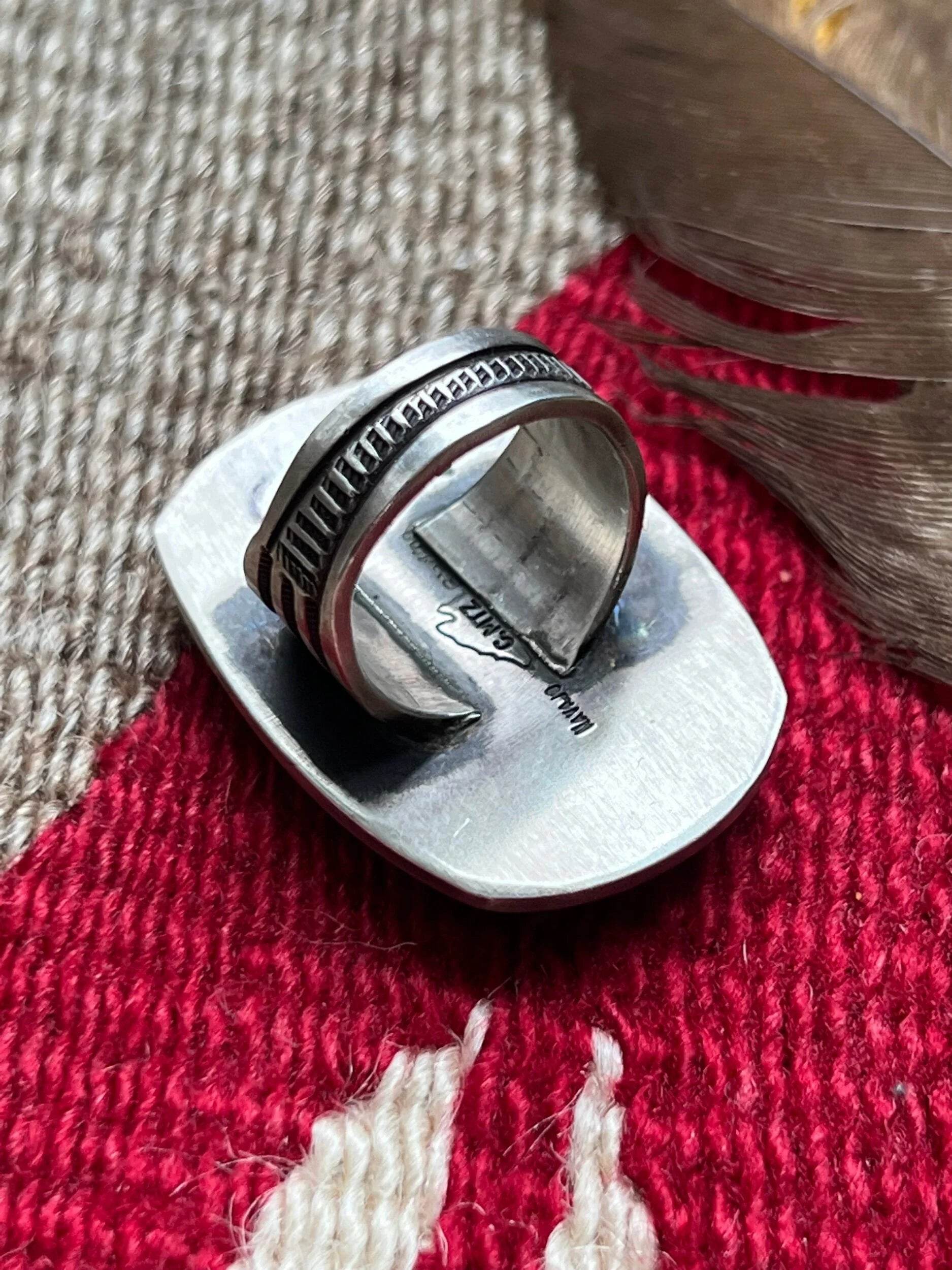 Shadow/Hollow Box Sterling Ring