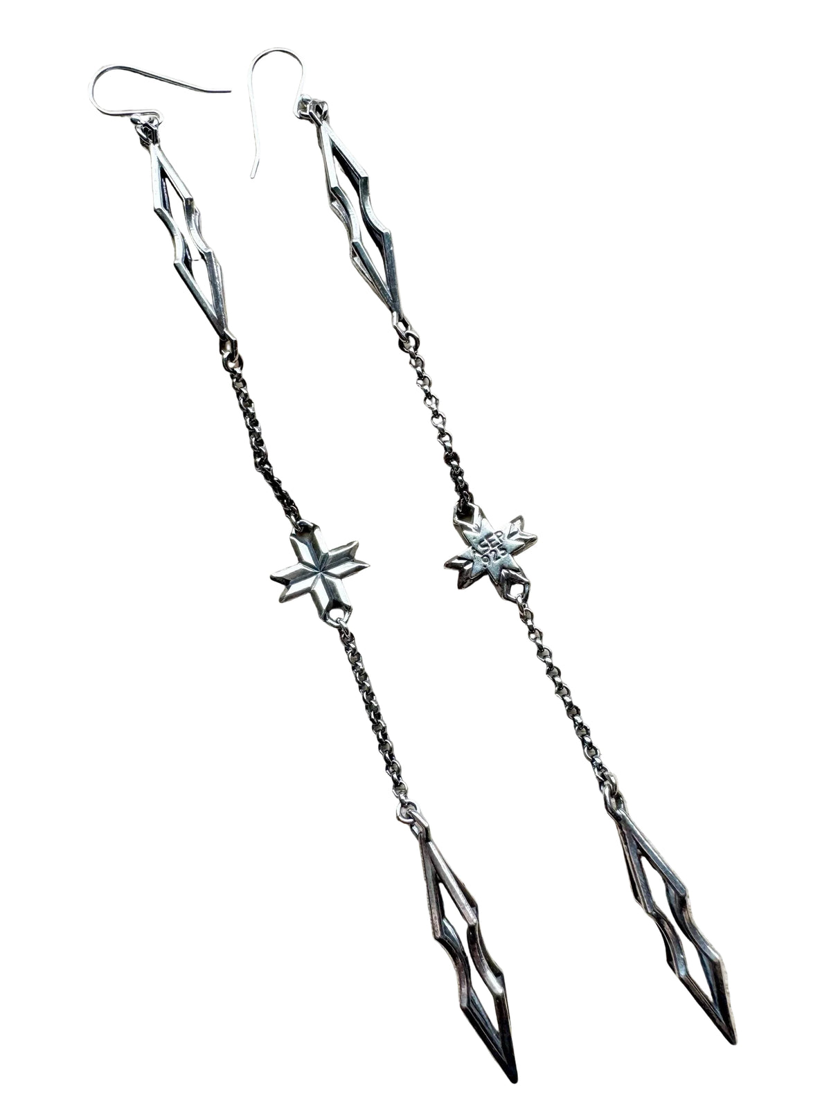 ColoradoJo ASEP Designs Sterling Spire with Petite Star earrings full view