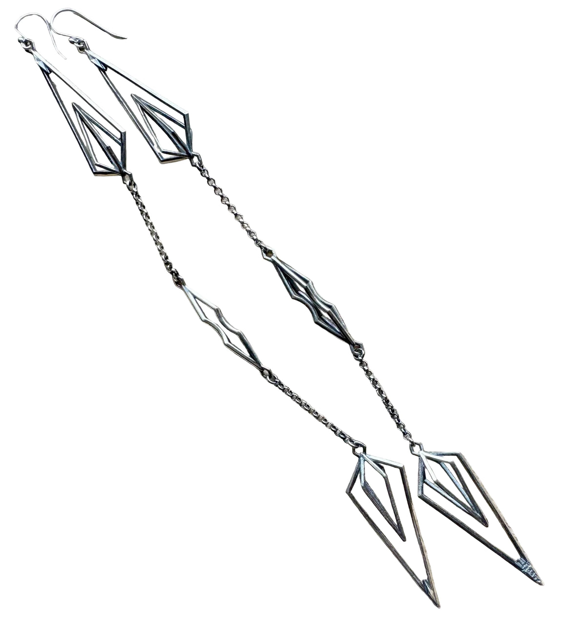 ColoradoJo ASEP Designs Sterling Spire Earrings full view