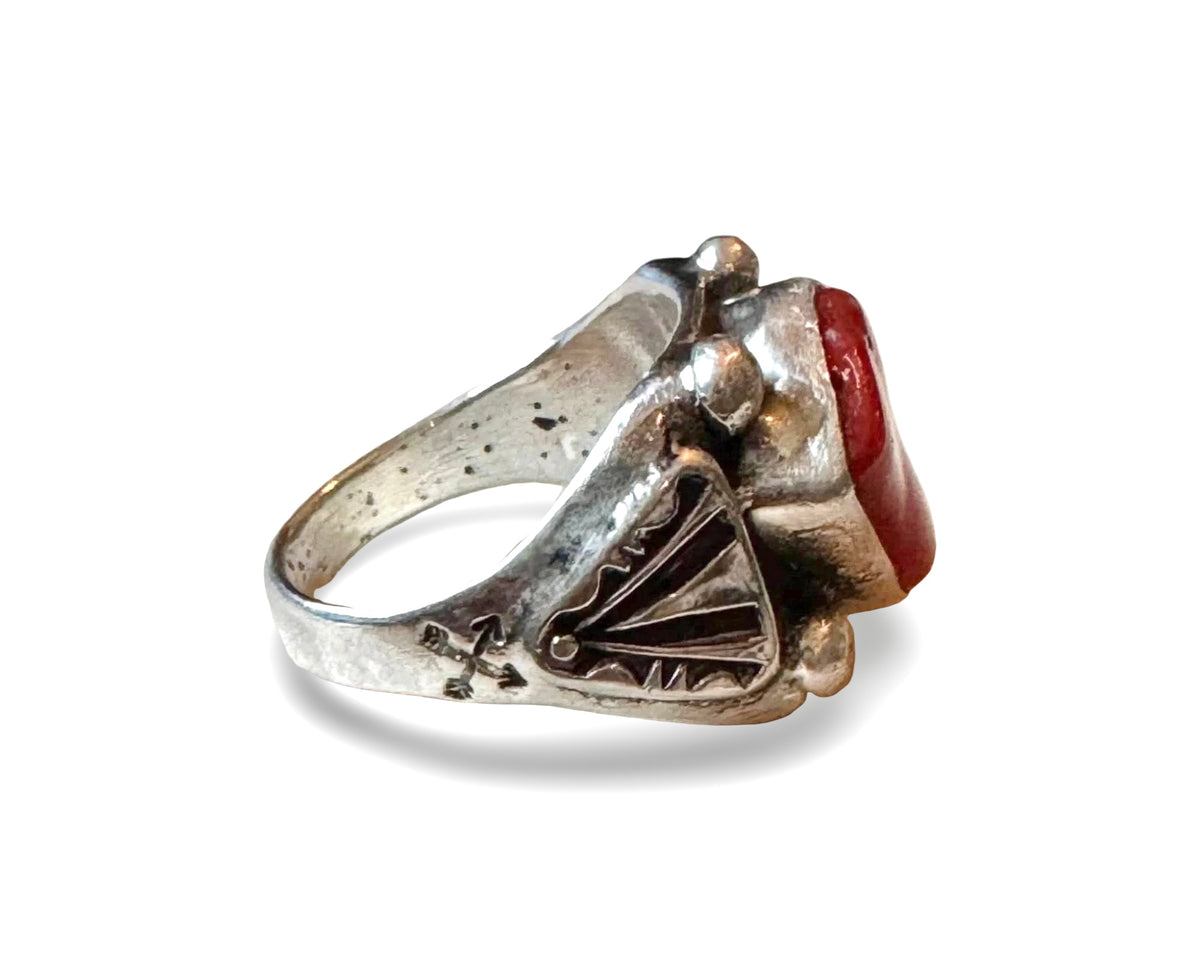 ColoradoJo Clarissa & Vernon Hale Coral Ring side view