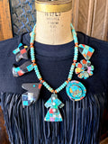 ColoradoJo Multi-stone Kewa Necklace by Jolene Bird full view