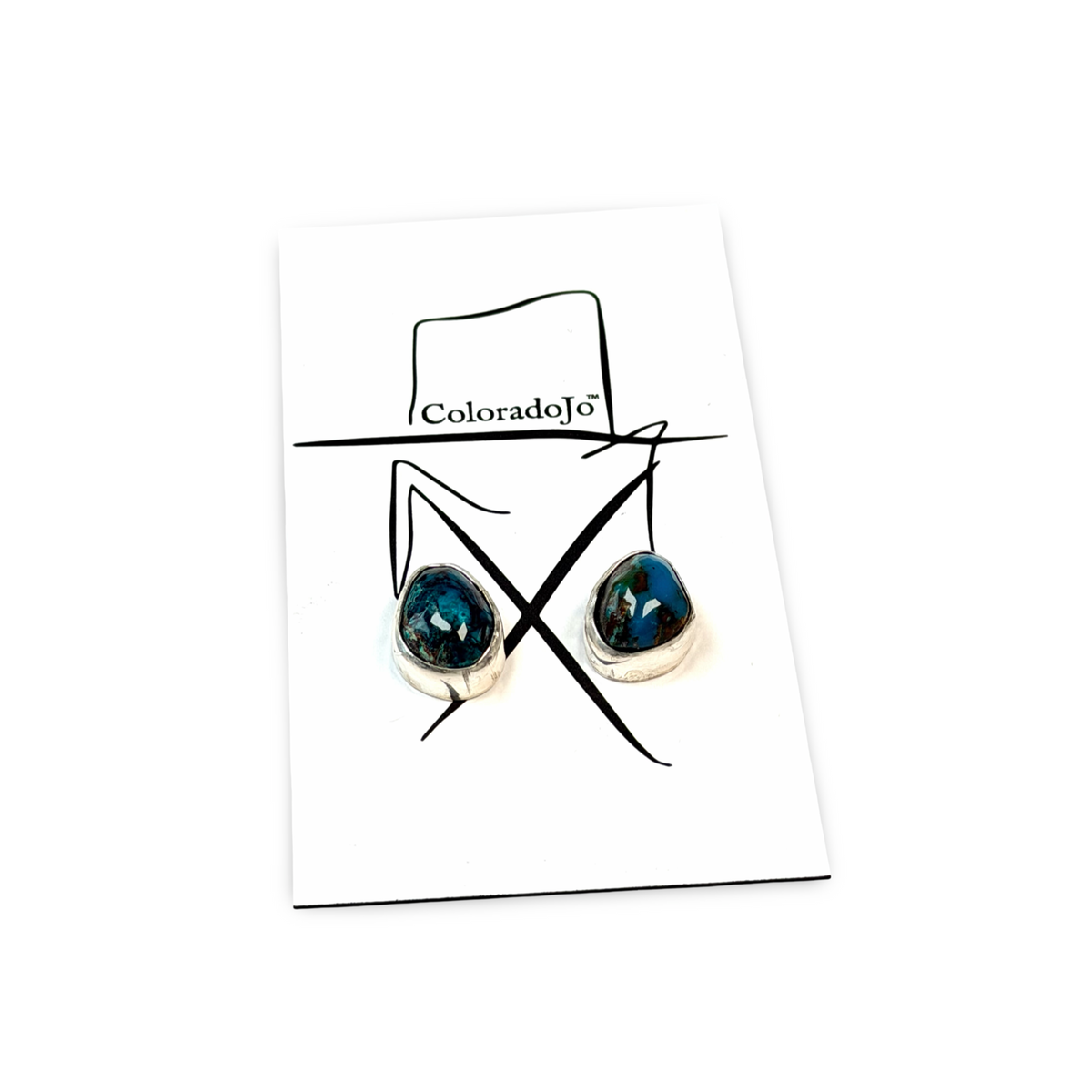 ColoradoJo CoJo Collective X Leigha Cleveland Agate Earrings 3/4 view
