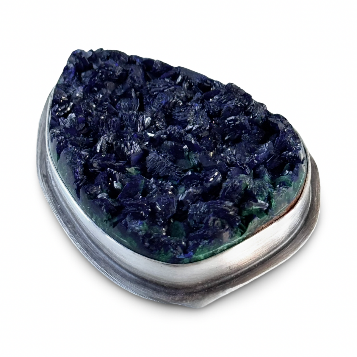 ColoradoJo CoJo Collective x Leigha Cleveland Azurite Ring rock view