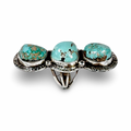 ColoradoJo CoJo Collective x Leigha Cleveland Carico Lake Turquoise Ring side view