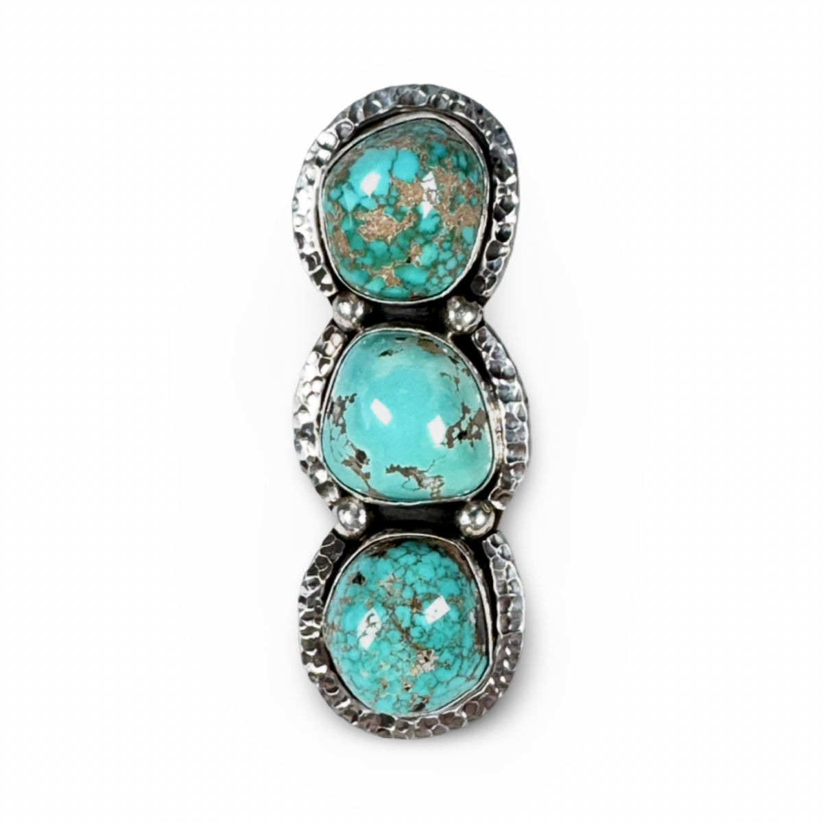 ColoradoJo CoJo Collective x Leigha Cleveland Carico Lake Turquoise Ring above angle