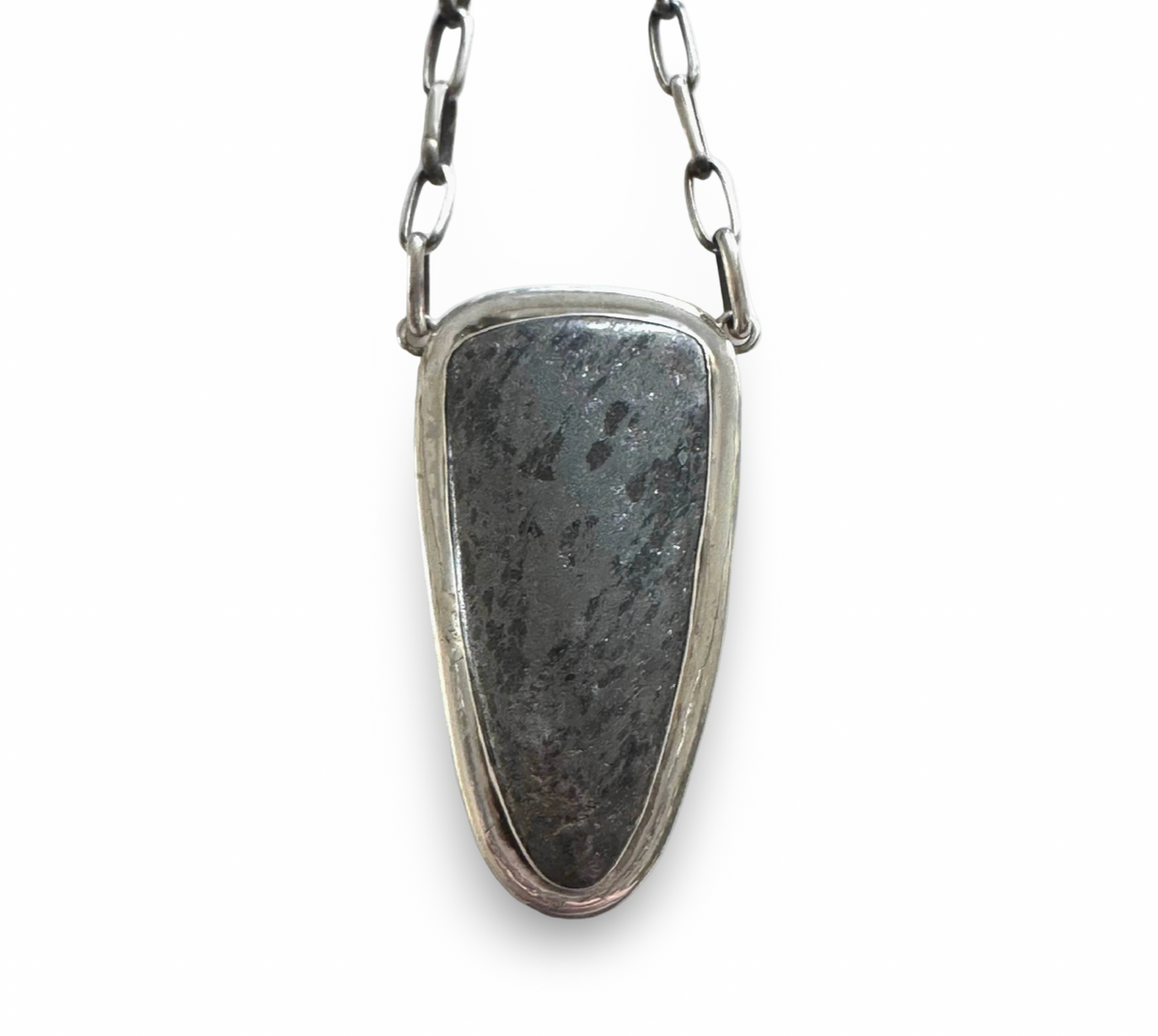 ColoradoJo CoJo Collective x Leigha Cleveland Hematite Necklace gemstone view