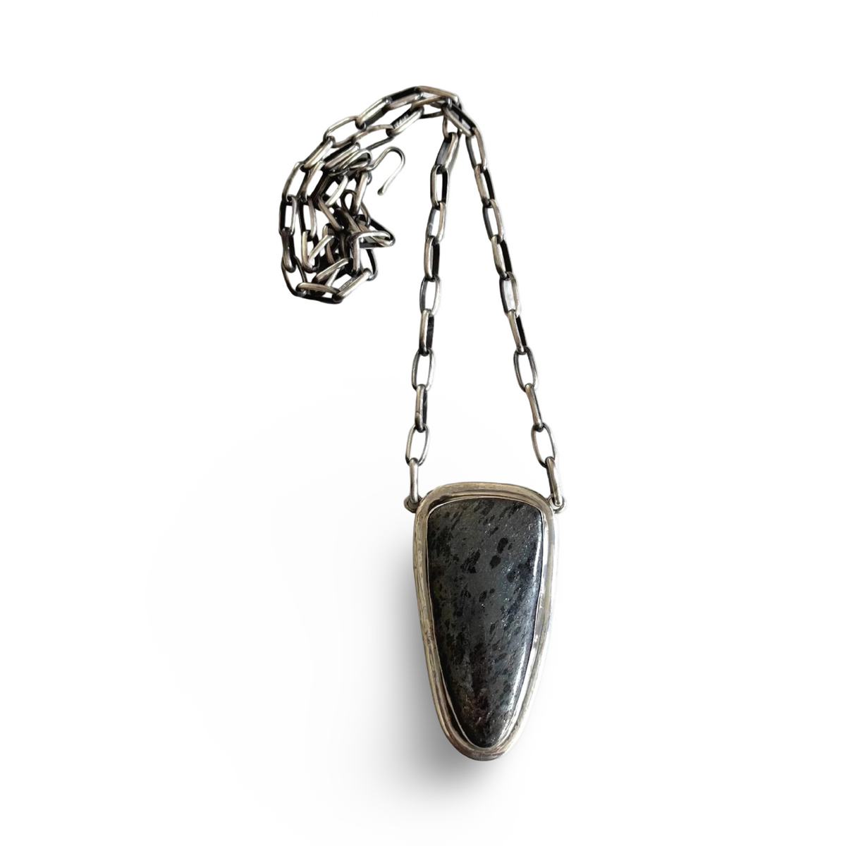 ColoradoJo CoJo Collective x Leigha Cleveland Hematite Necklace front view