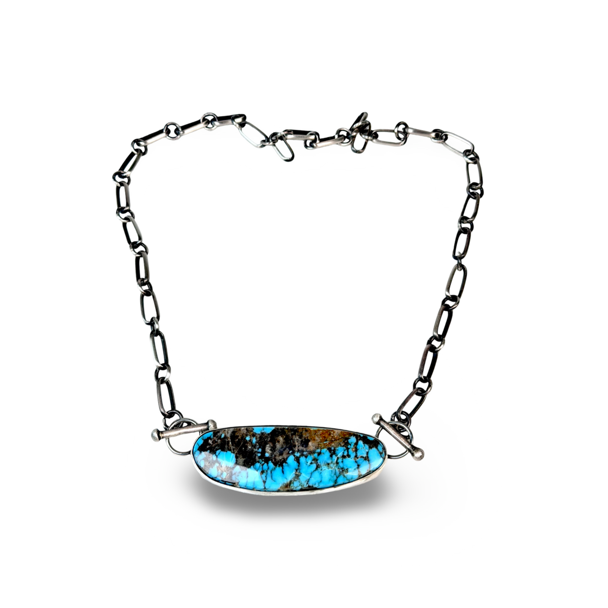 ColoradoJo CoJo Collective X Leigha Cleveland Kingman Turquoise Necklace front view