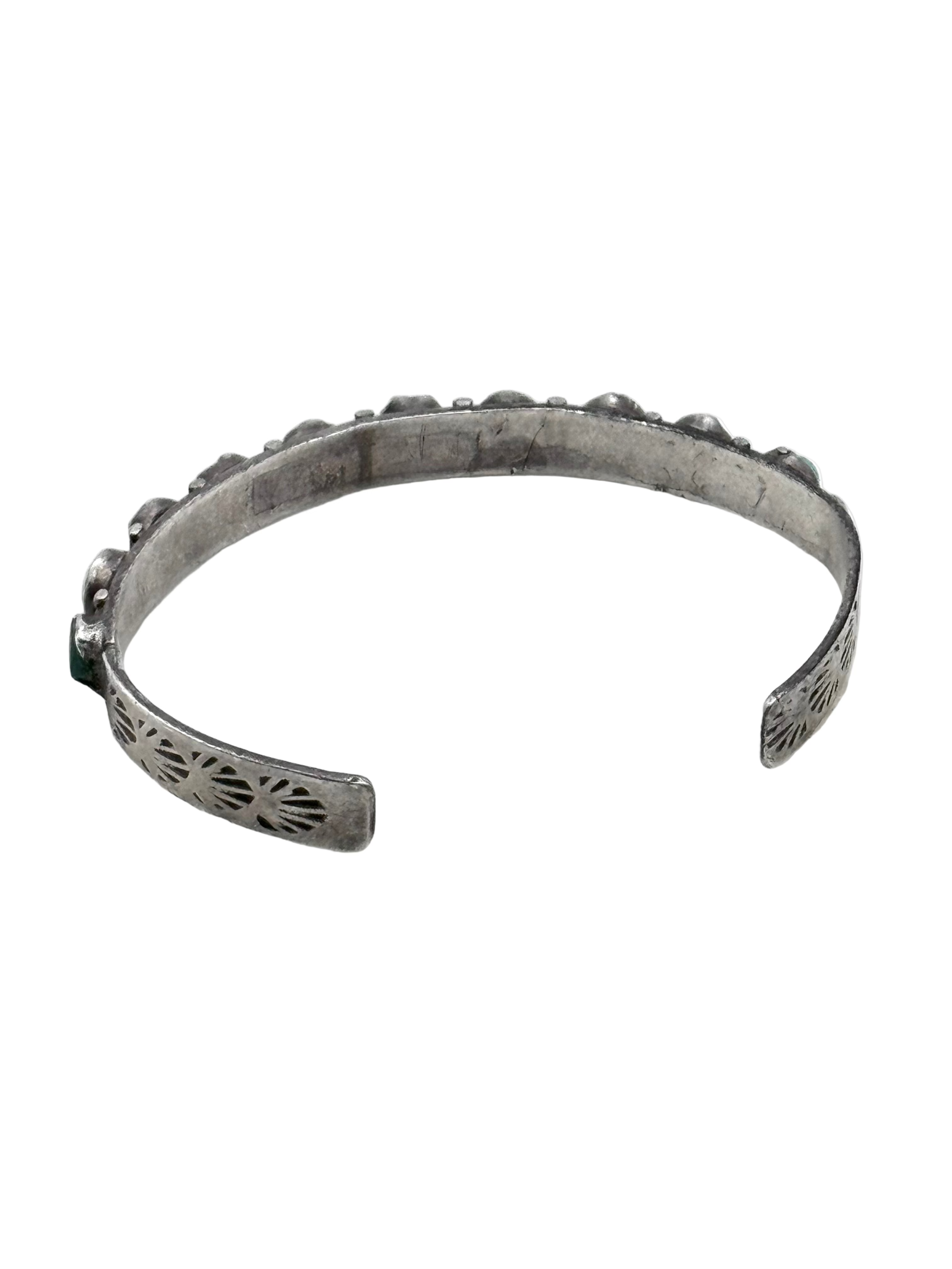 ColoradoJo Old Pawn Turquoise Row Cuff inside view