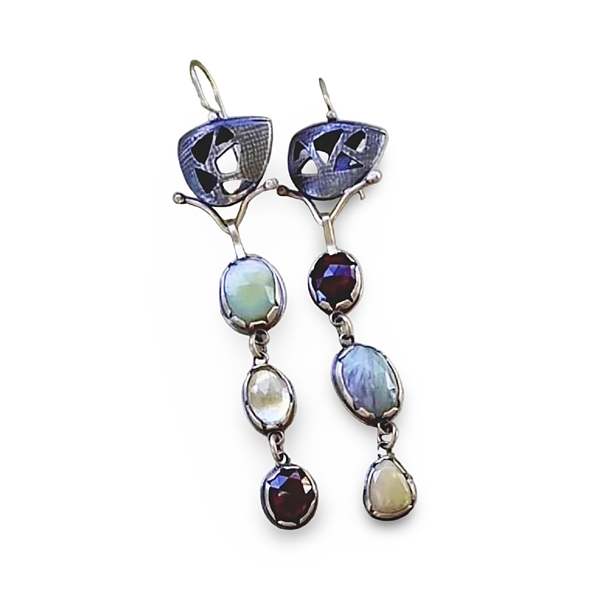 ColoradoJo Artisan Handmade Earrings by Silverstruck Studio front view