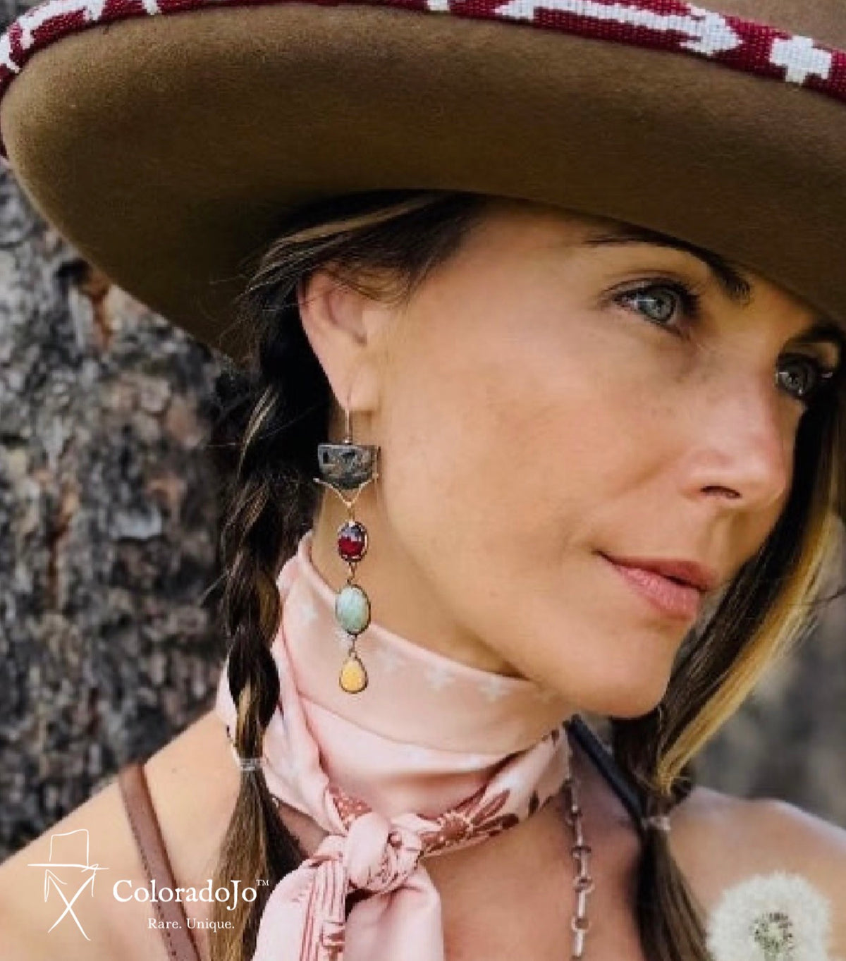 ColoradoJo Artisan Handmade Earrings by Silverstruck Studio model