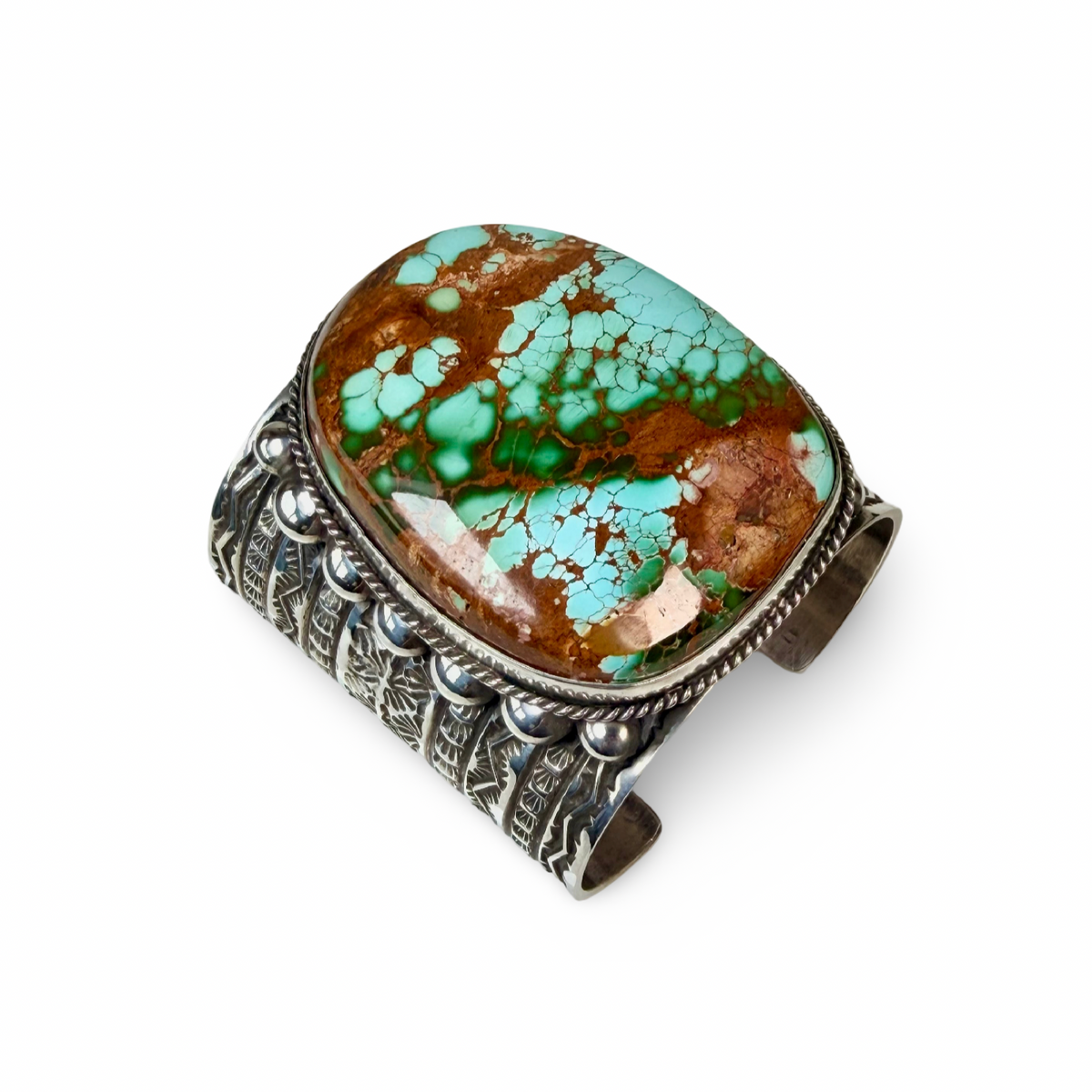 ColoradoJo Sunshine Reeves Gem Grade Royston Turquoise Cuff gemstone view