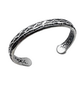 ColoradoJo Sunshine Reeves Hand-stamped Sterling Cuff #1 top view
