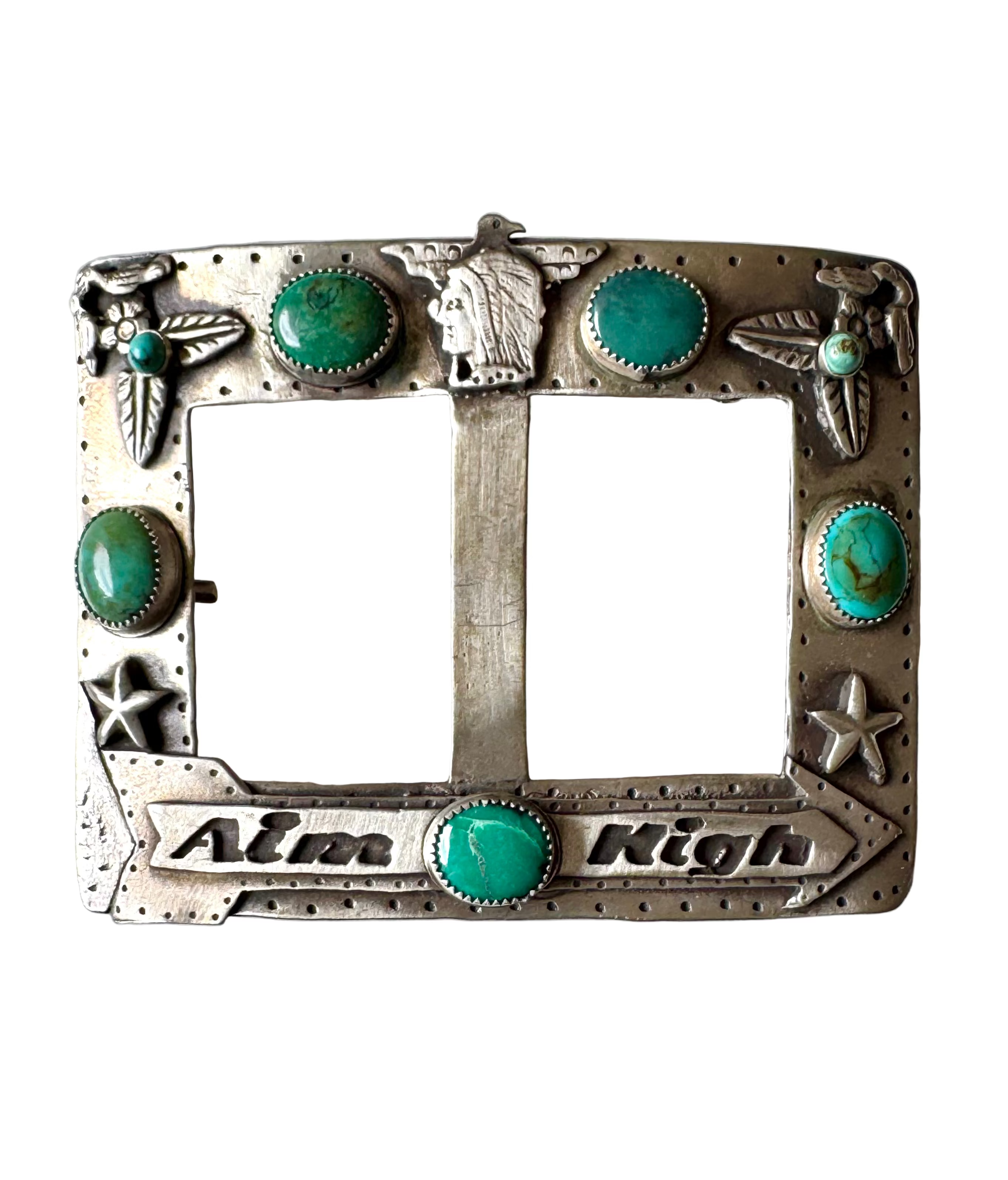 ColoradoJo Sweetbird Studio Buckle “Aim High” front view