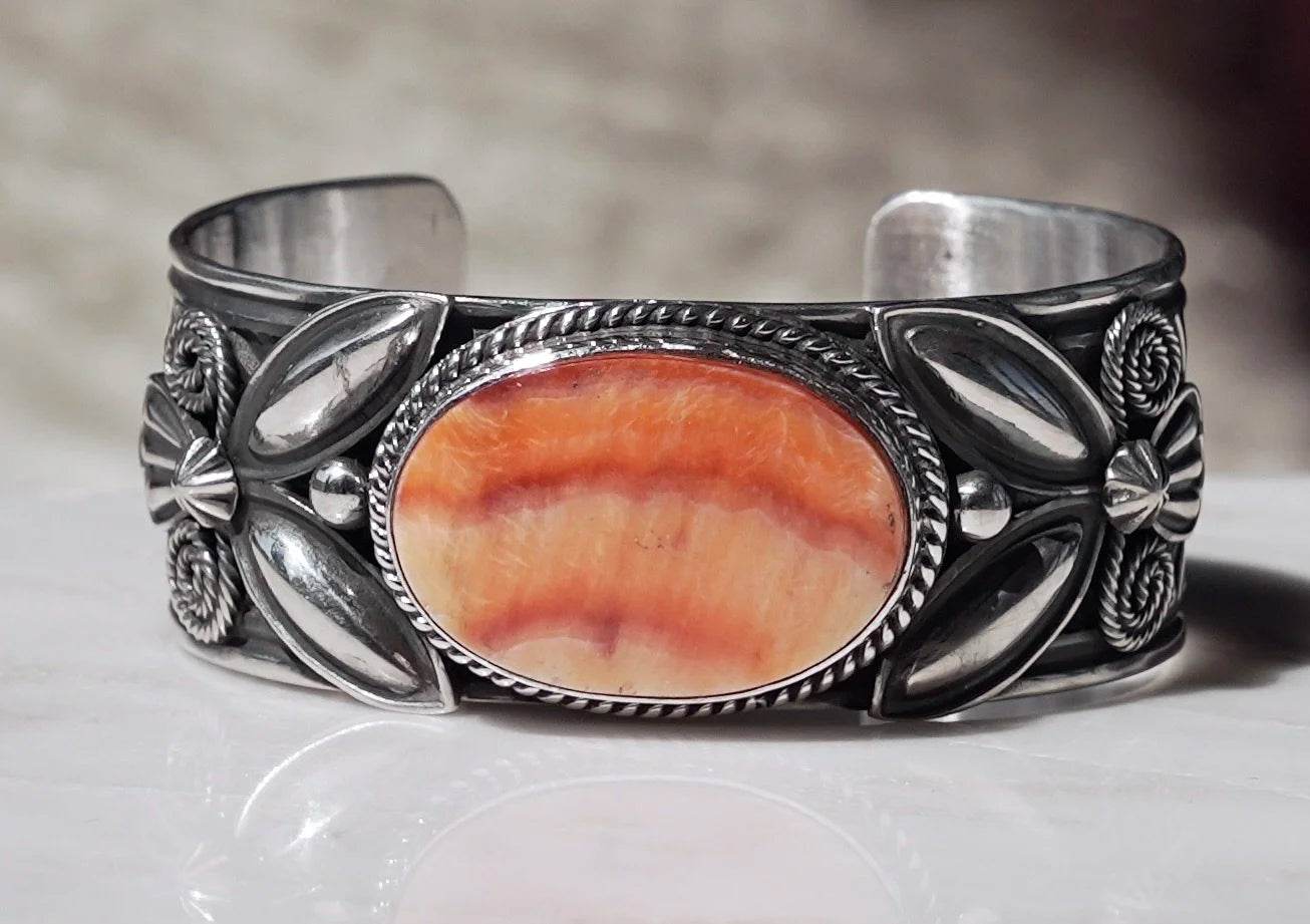 Orange Spiney Oyster Cuff