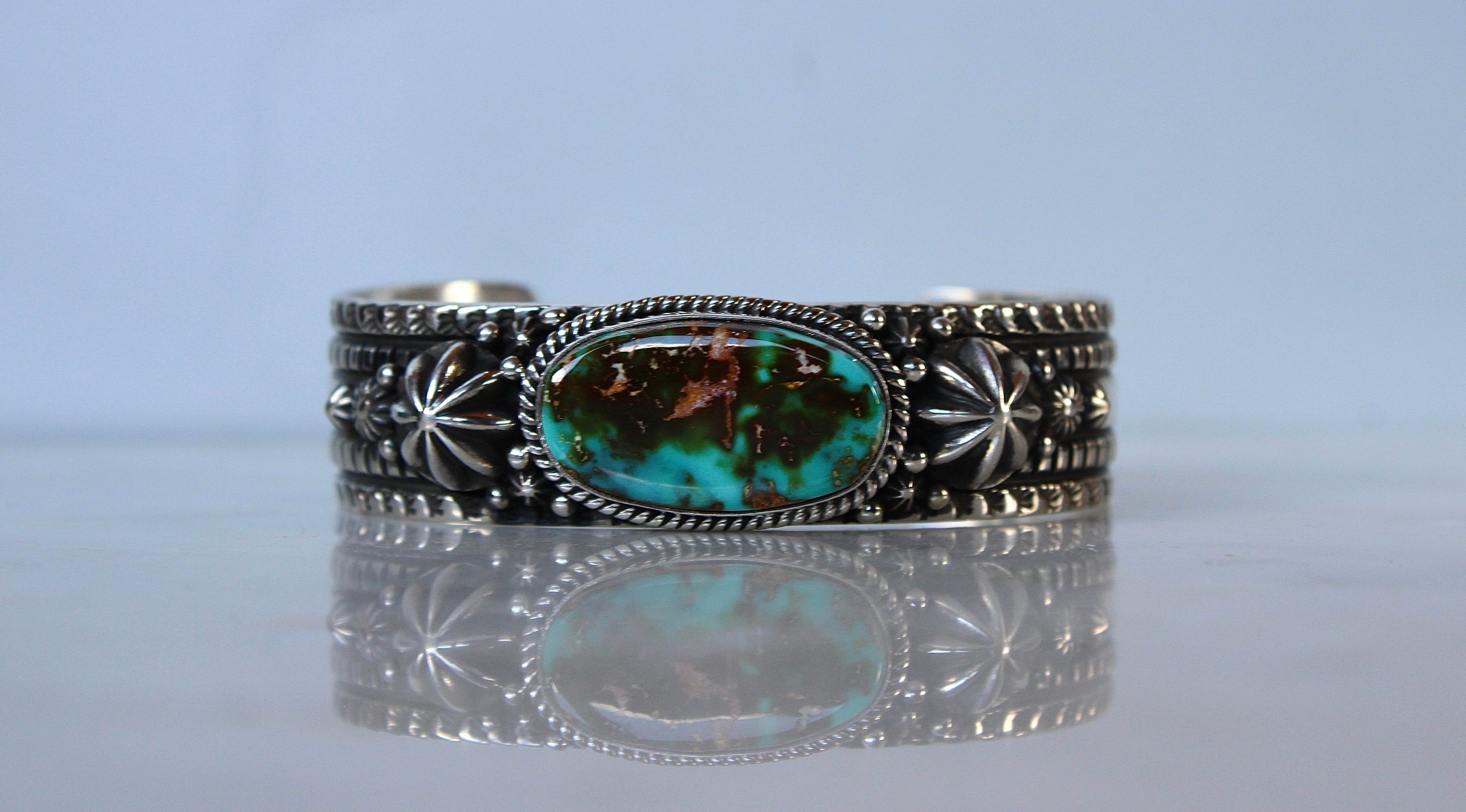Royston Turquoise Sterling Cuff