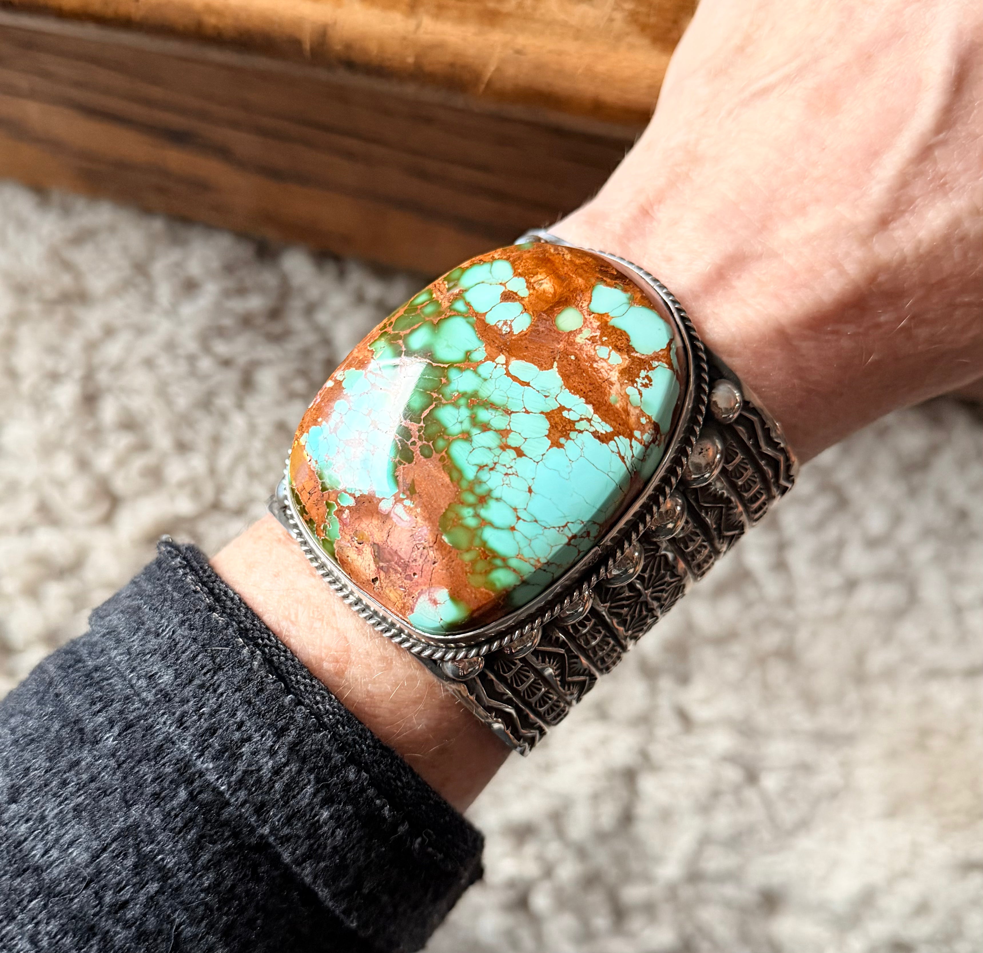 Rare Find • High-Grade Royston Turquoise Cuff