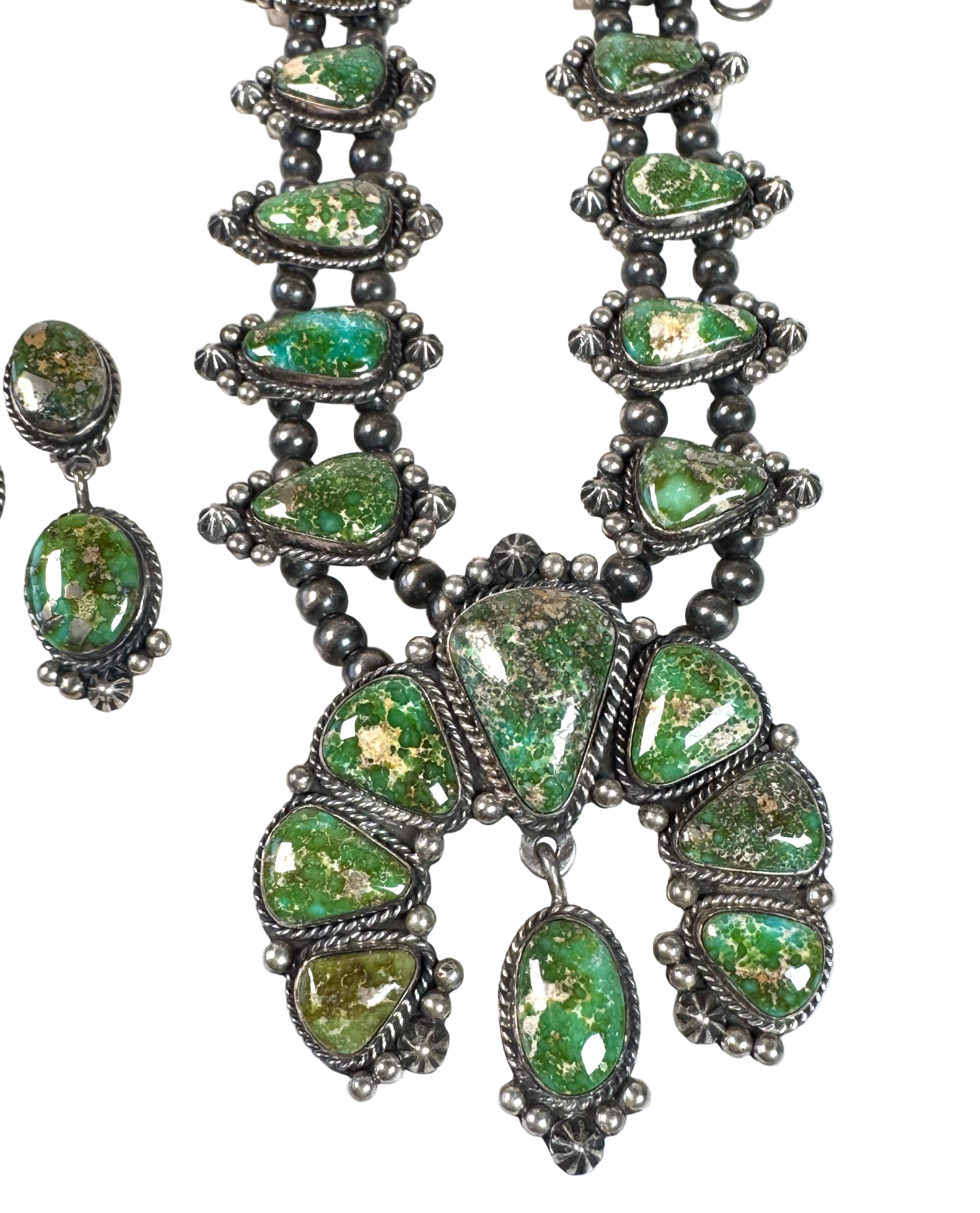 LaRose Ganadonegro Squash Blossom Necklace SET