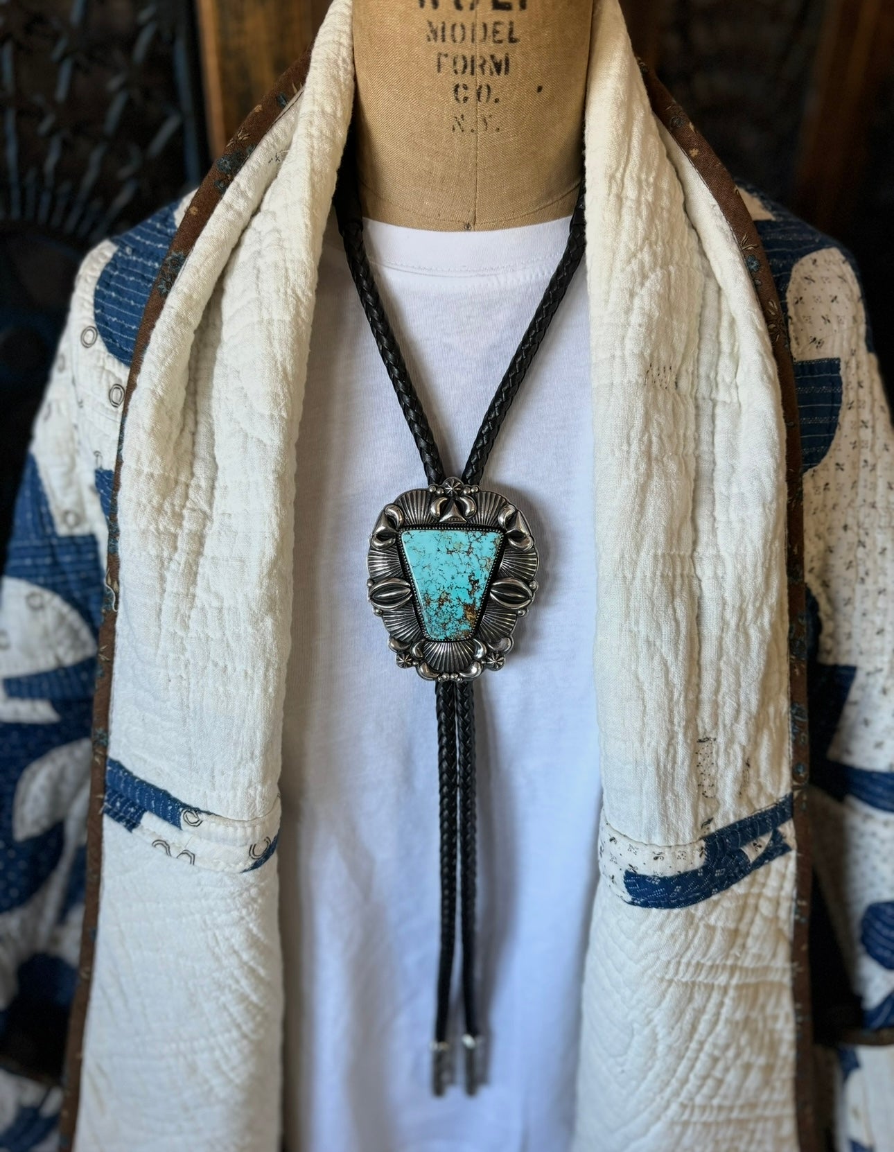 Delbert Gordom Royston Turquoise Bolo