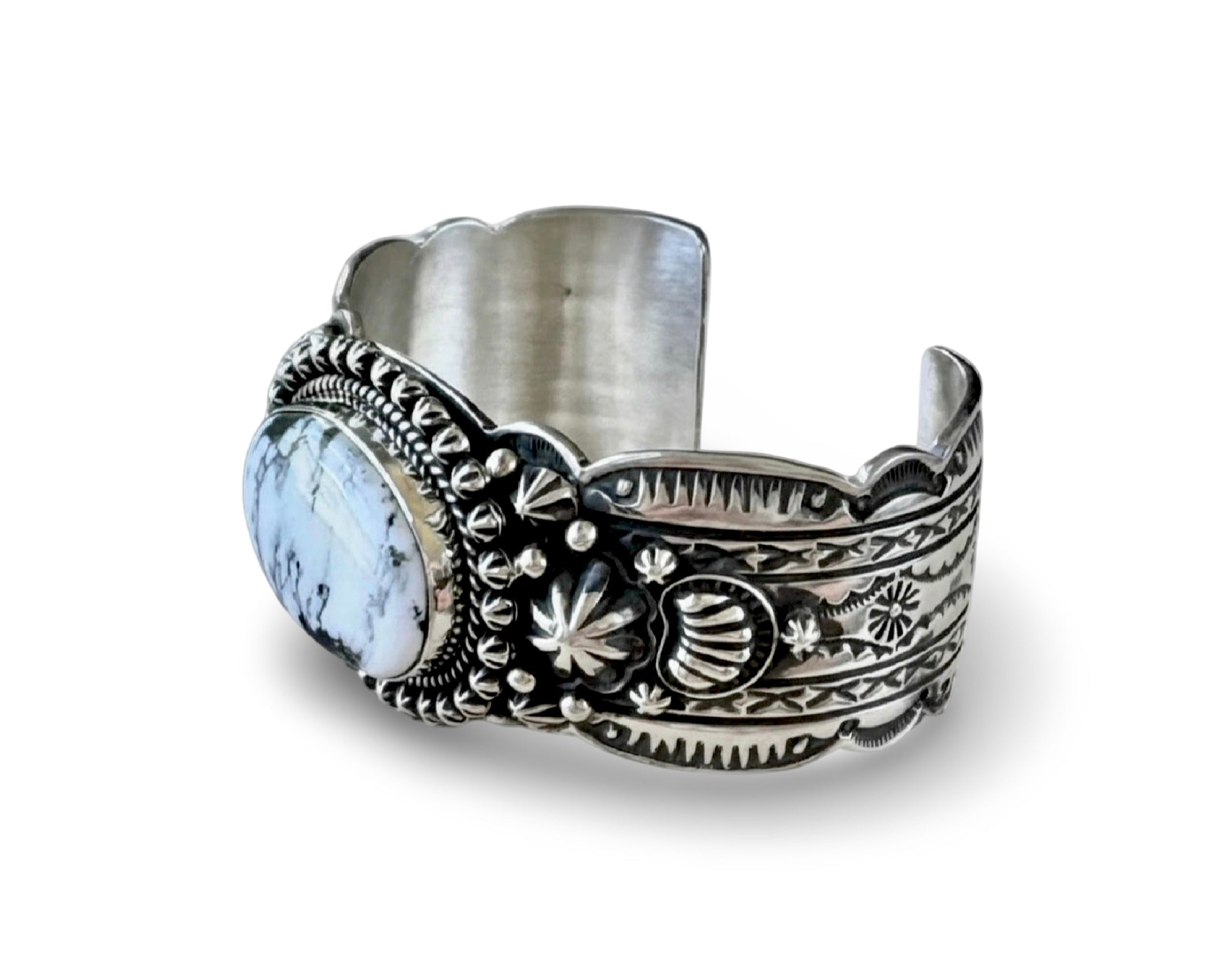 Happy Piasso White Buffalo Cuff