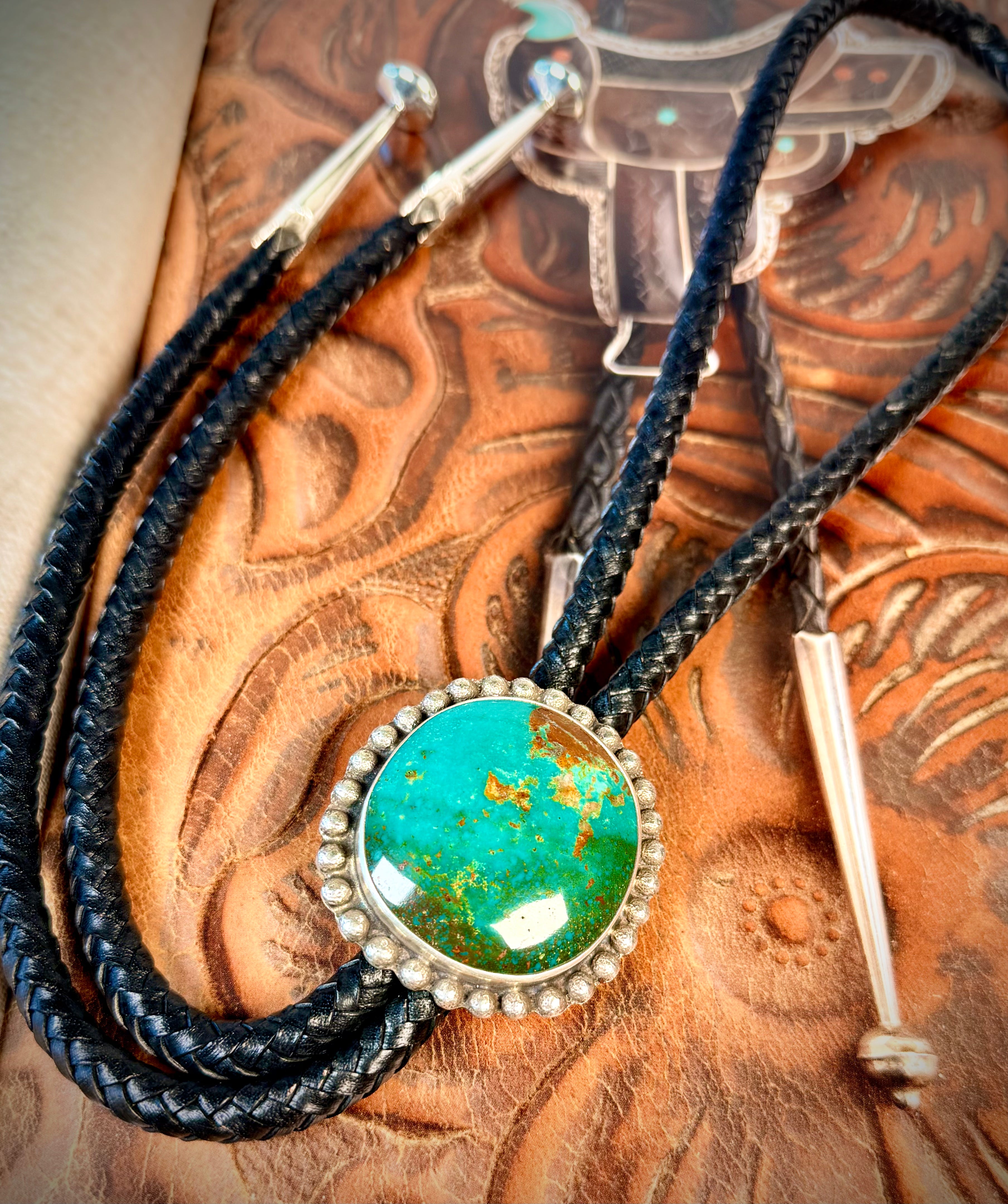 Joel Pajarito Royston Turquoise Bolo