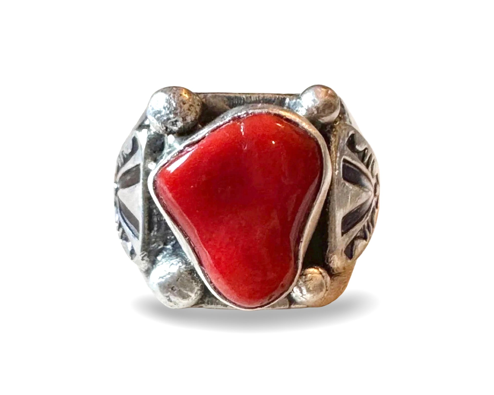 Clarissa & Vernon Hale Coral Ring
